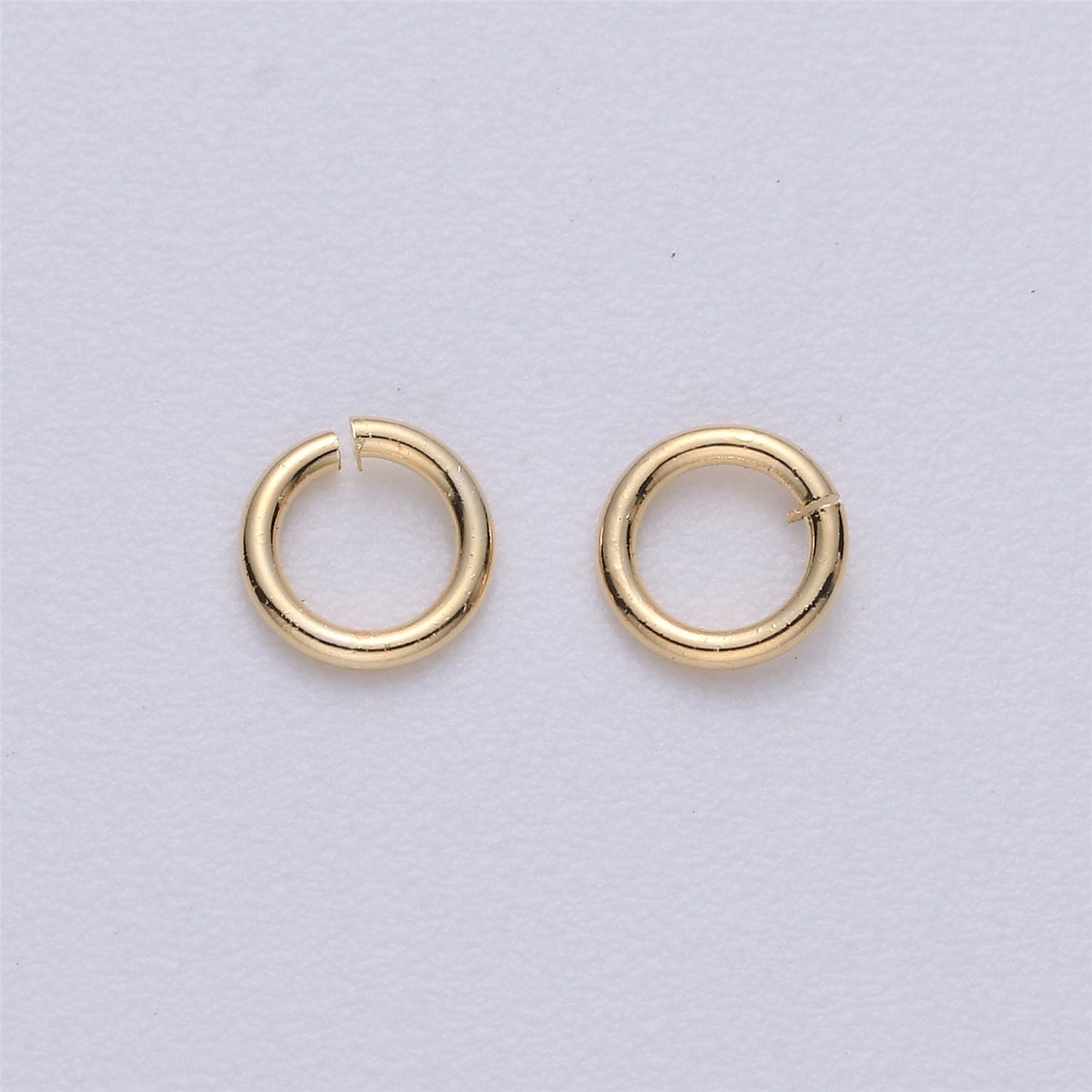 1 Pack 0.8mm x 6mm Gold Filled Jump Ring Size 0.8x6mm Jewelry Kit Supplies For DIY Jewelry Making in 4 Colors - O-018 - 021