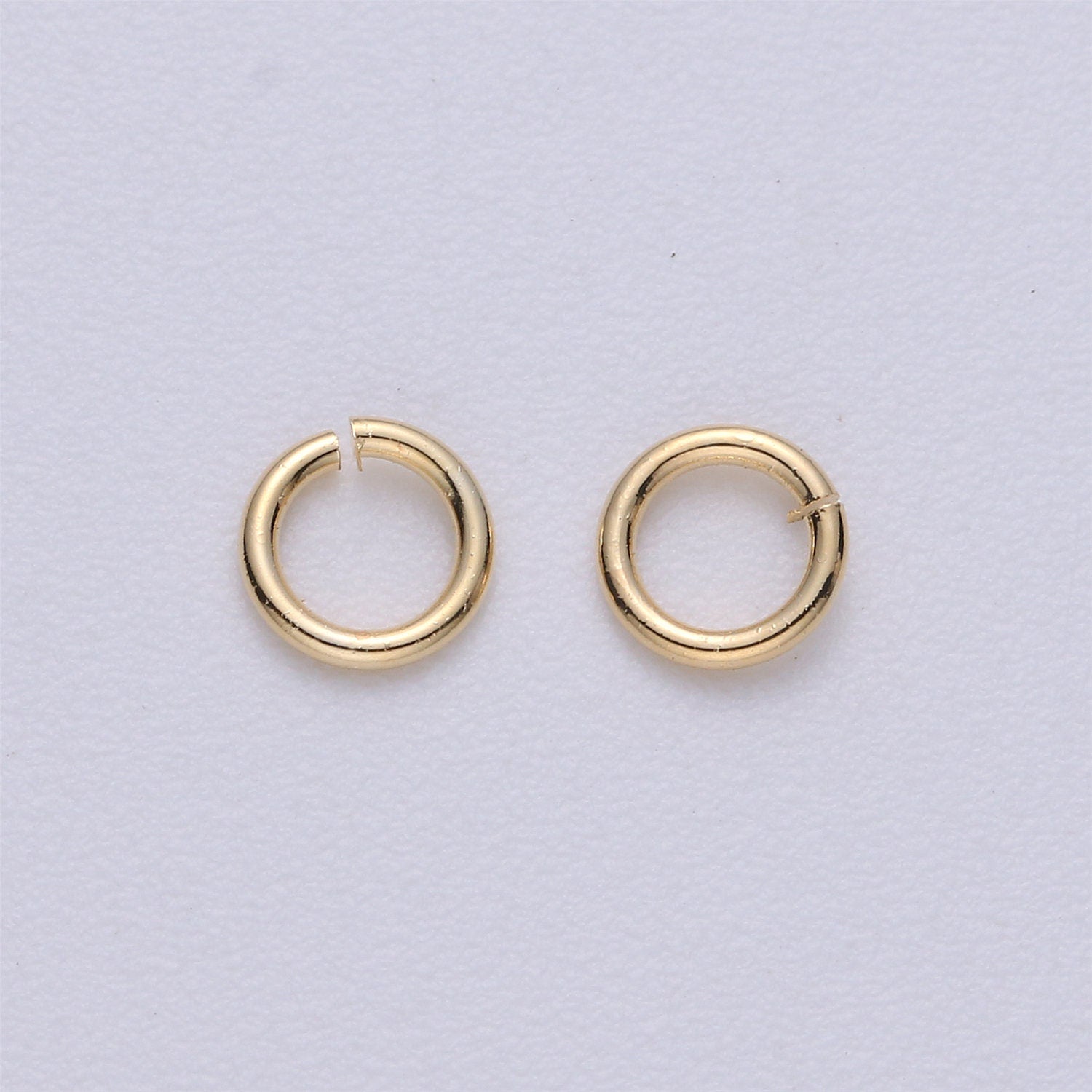 1 Pack 0.8mm x 6mm Gold Filled Jump Ring Size 0.8x6mm Jewelry Kit Supplies For DIY Jewelry Making in 4 Colors - O-018 - 021