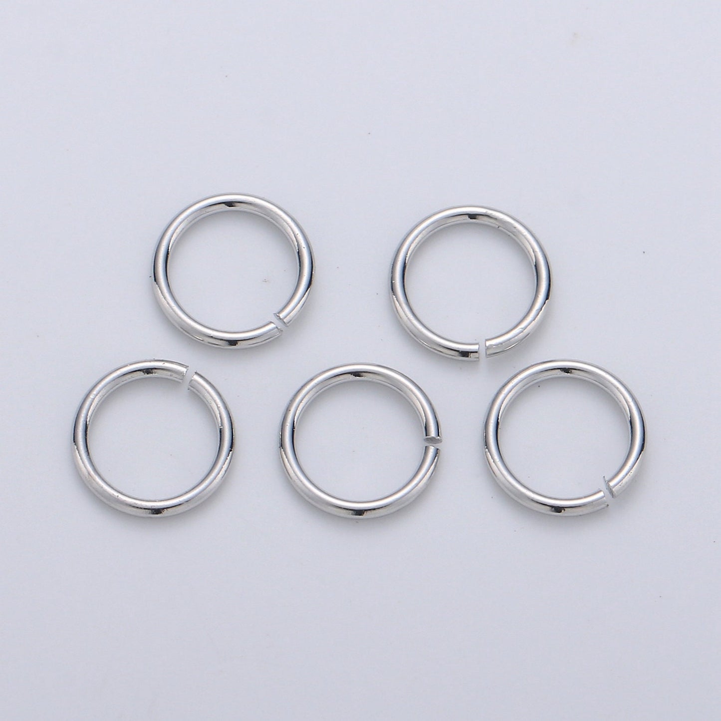 1 Pack 0.8mm x 7mm Gold Filled Jump Ring Connectors for Jewelry Making in Gold or Silver- O-022 - 023