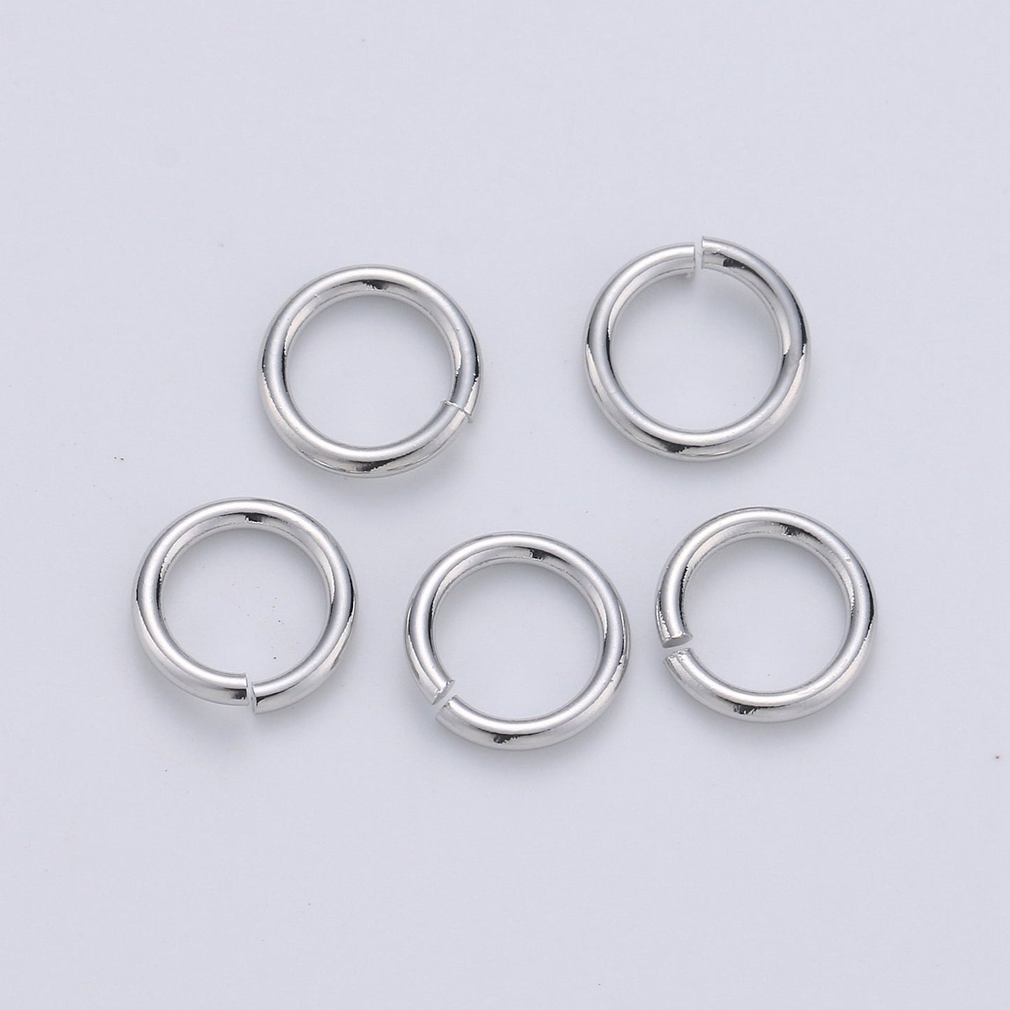 1 Pack 1mm x 7mm Gold Filled Jump Ring Connectors for Jewelry Making in Gold or Silver | O-032 - O-033