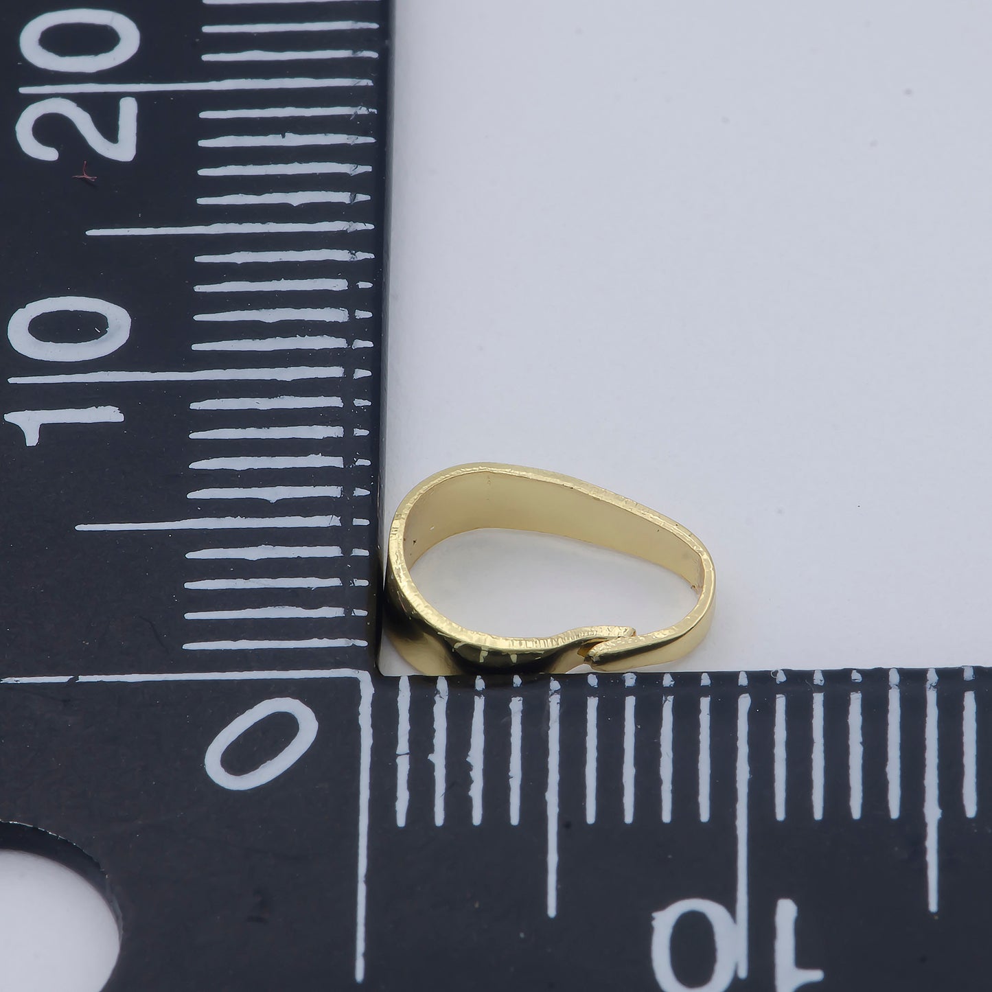 Gold Open Jump Rings 9x3x6 mm Gold Filled Pendant Hook Jewelry Supplies For DIY Jewelry Making Necklace - L-479