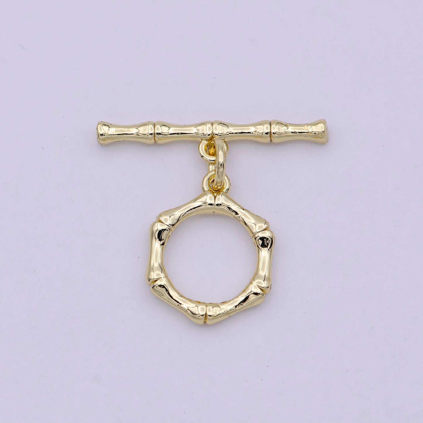 Wholesale Gold Toggle Clasp, Gold OT Clasp Fancy Design OT Clasp Bulk Supply for Bracelet Necklace Component L-620