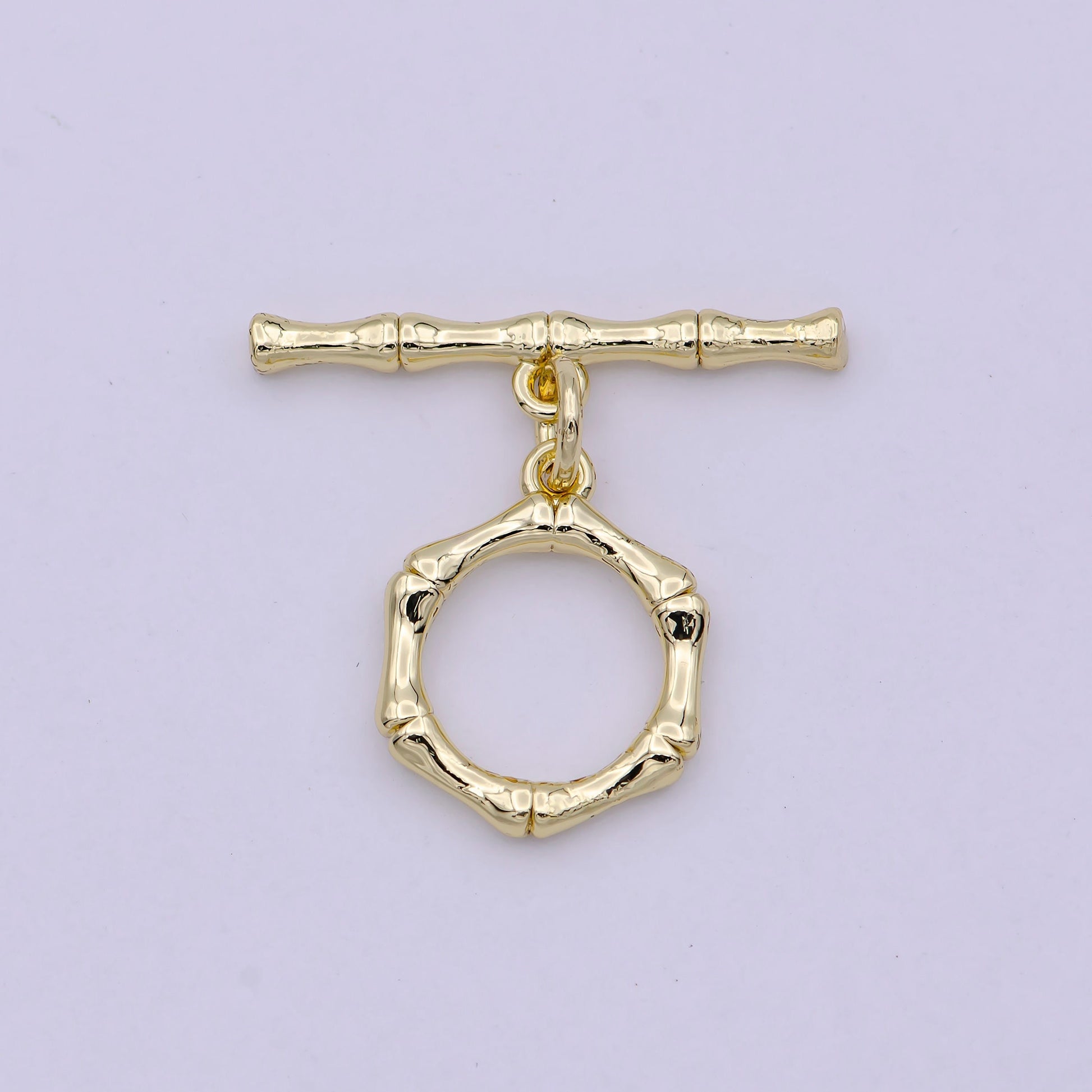 Wholesale Gold Toggle Clasp, Gold OT Clasp Fancy Design OT Clasp Bulk Supply for Bracelet Necklace Component L-620