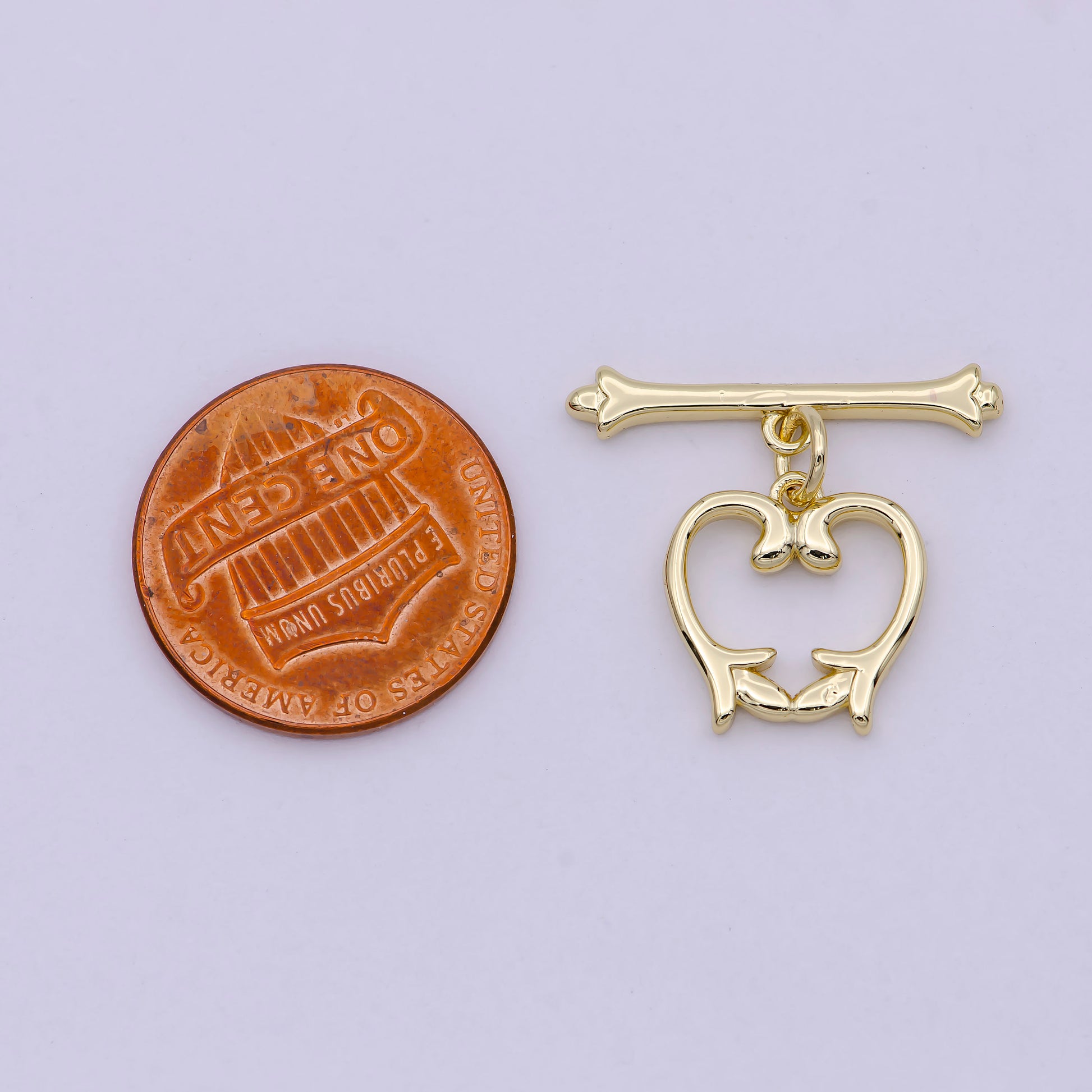 Wholesale Gold Toggle Clasp, Vintage OT Clasp Fancy Design OT Clasp Bulk Supply for Bracelet Necklace Component L-626