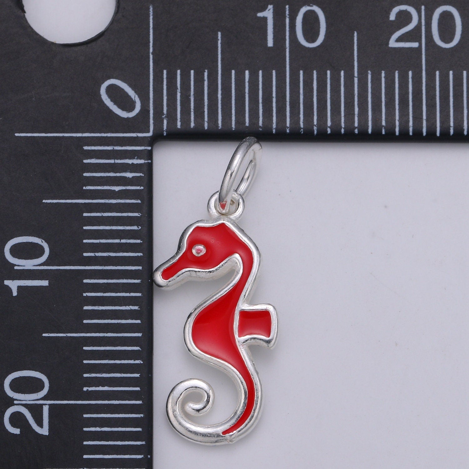 Dainty Seahorse Charm Sterling Silver S925 Sea Horse Pendant Animal Under The Sea Jewelry Inspired