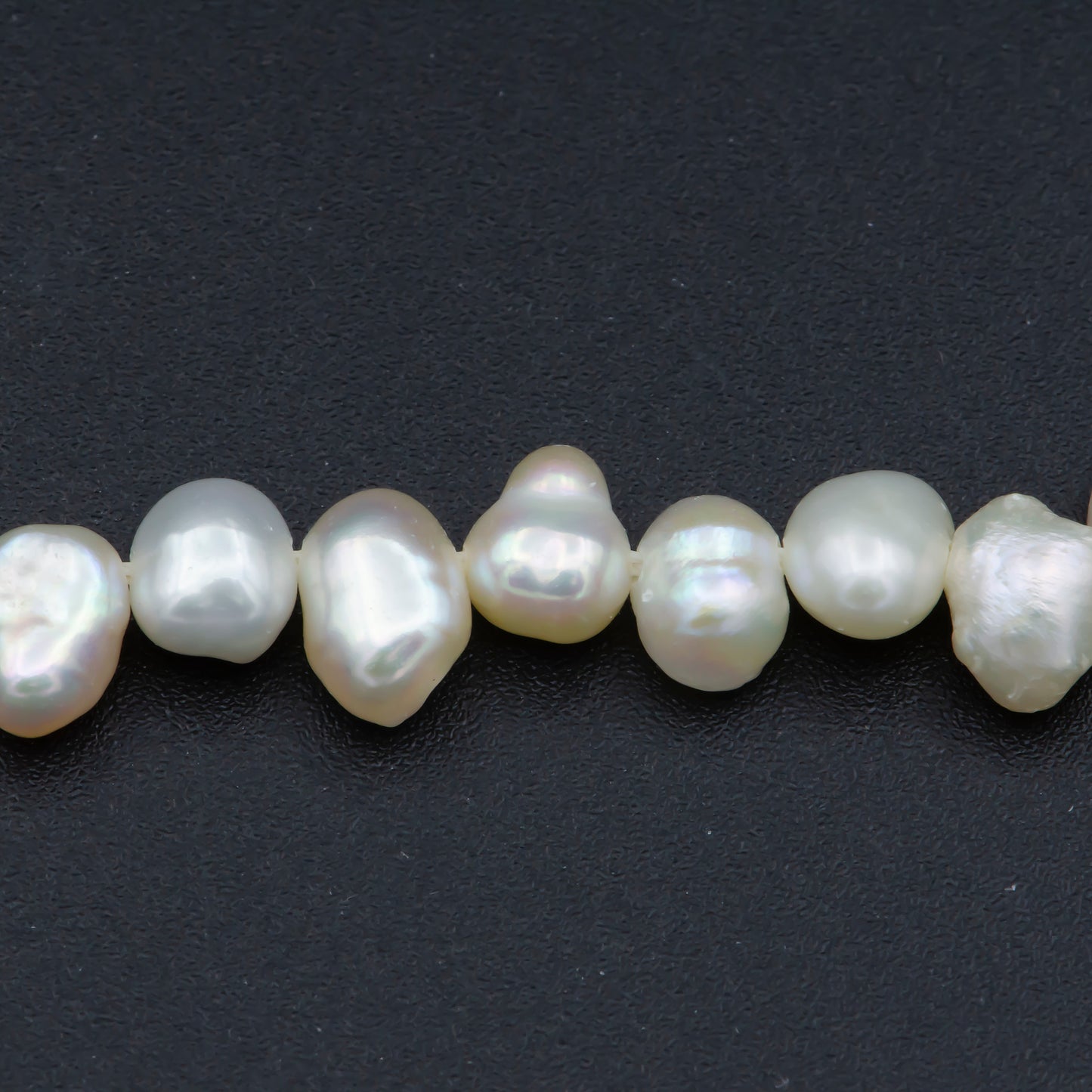 3.2-5.3mm Baroque Pearl Freshwater Pearl white nugget pearl beads full strand Wholesale Bulk - WA-566