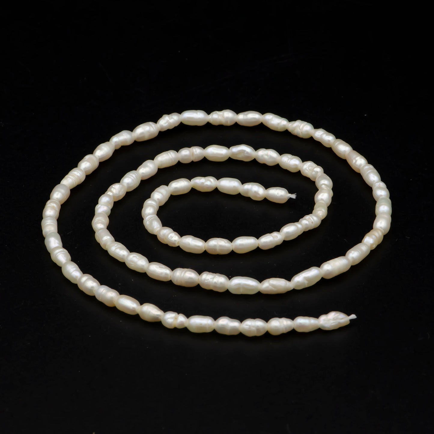 NEW Seed Pearl AA High quality Rice Pearl Freshwater Pearl white 2.8 - 3mm - WA-568