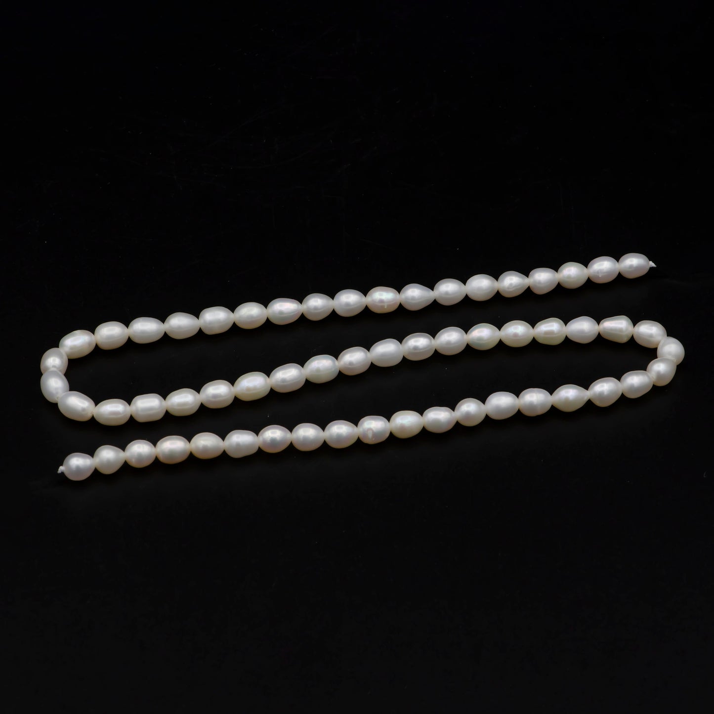 AAA Natural Freshwater Pearl Beads 5-5.4mm Rice Shape Beads, White Beads, Great Quality pearl Beads! Full strand WA-573