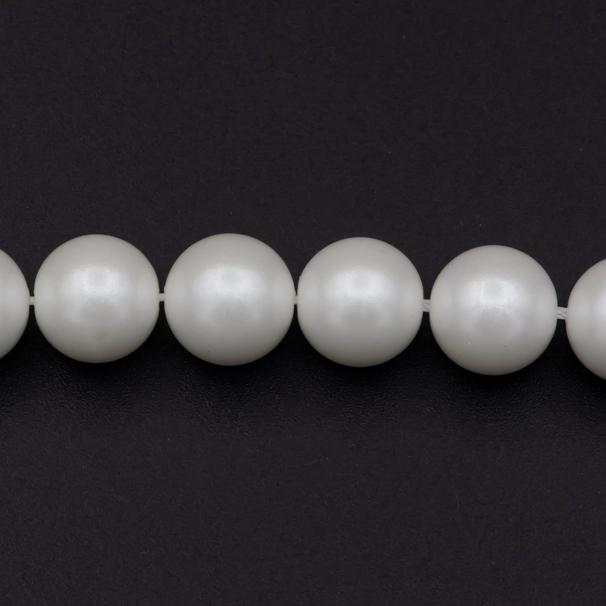 WHOLESALE 9-10mm AAA Natural White Semi Round Freshwater Pearls Genuine High Luster Smooth And Round White Freshwater Pearl Beads WA-576