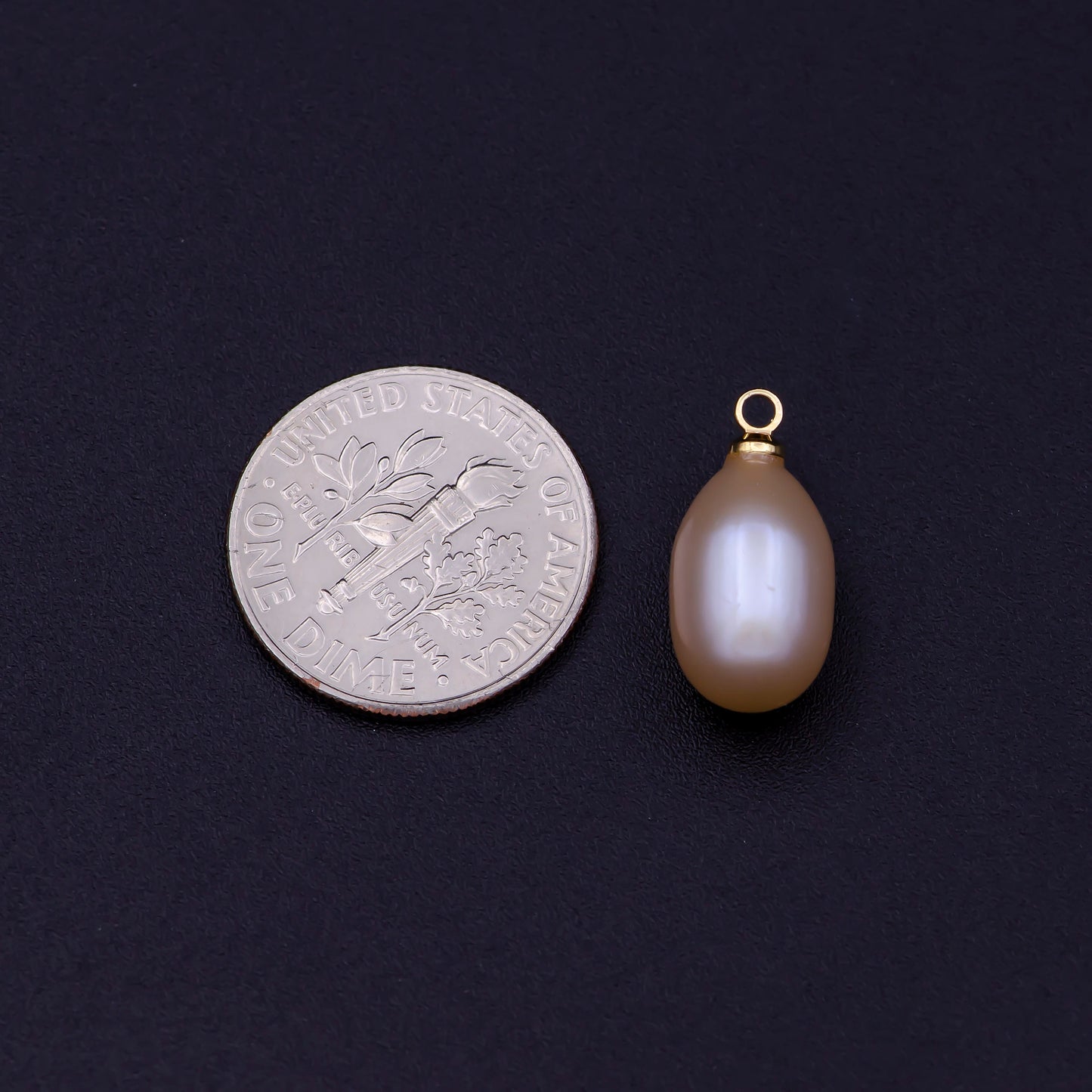 Natural Pink Teardrop Pearl Charm Natural Freshwater Pearl Necklace, Mauve Champagne Single Keshi Pendant, Bridesmaid Jewelry Gift P-1781