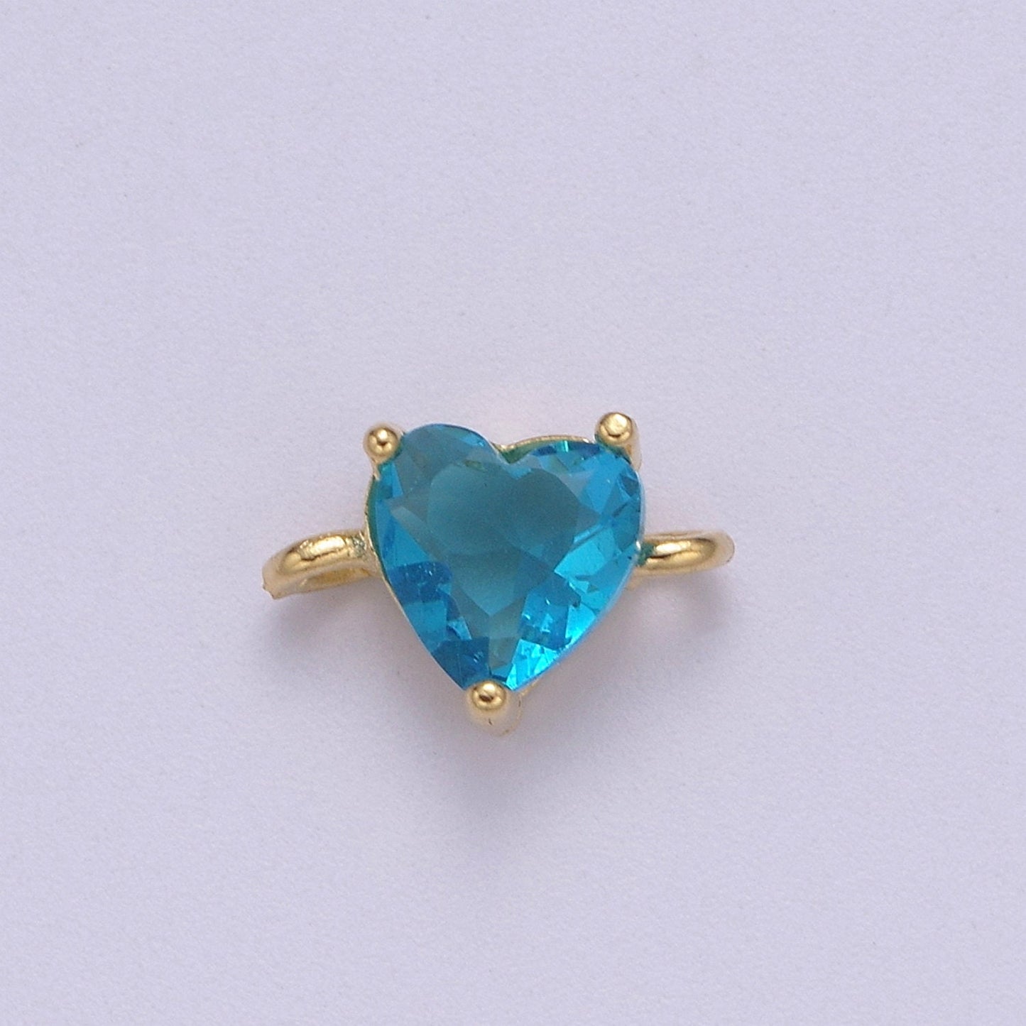 Colorful Little Heart Connectors Charms Mini Valentine Connectors Tiny Heart Charms Jewelry Supplies 10x7mm | F-629~ F-639
