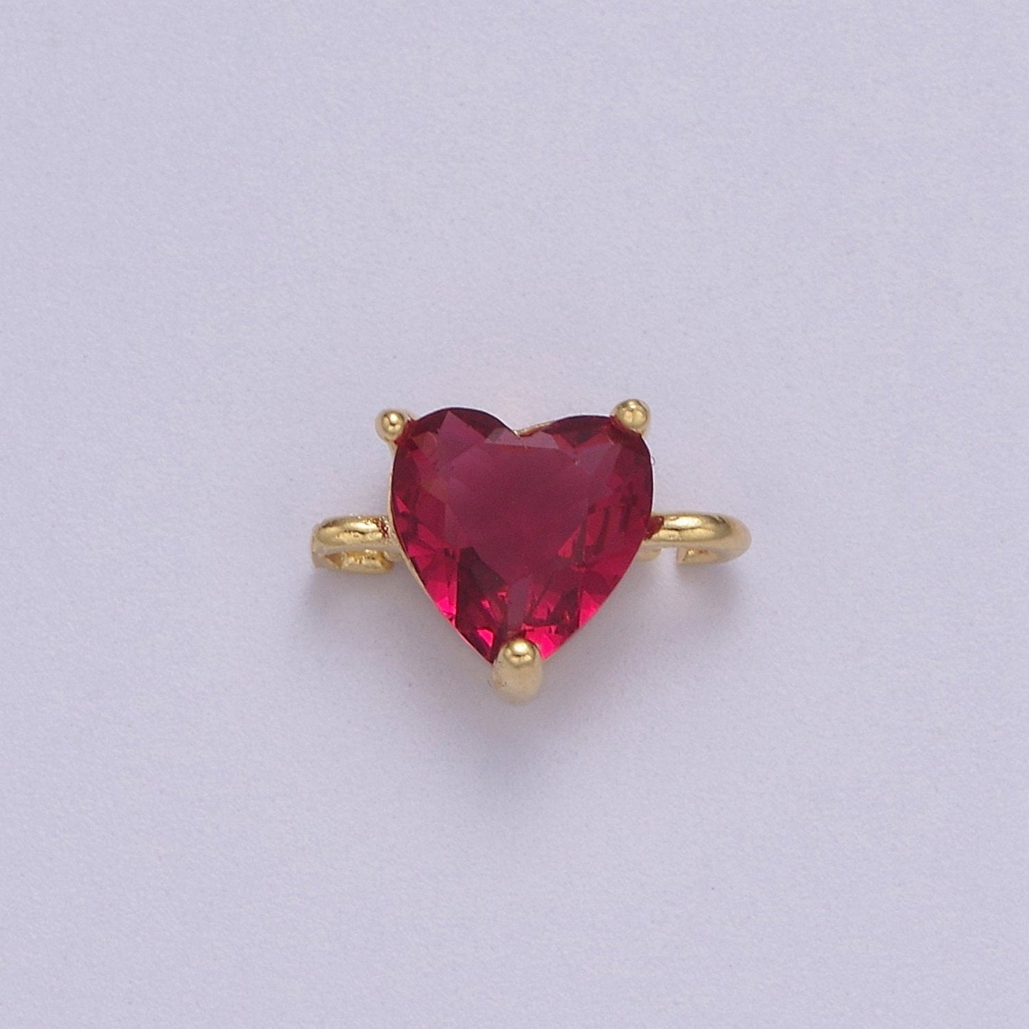 Colorful Little Heart Connectors Charms Mini Valentine Connectors Tiny Heart Charms Jewelry Supplies 10x7mm | F-629~ F-639