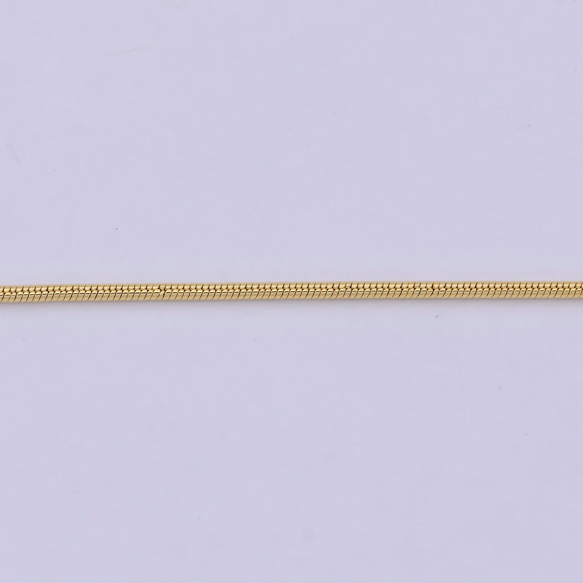 Dainty Gold Snake Chain 0.9 MM Round 19.7" Wholesale Necklace WA-749
