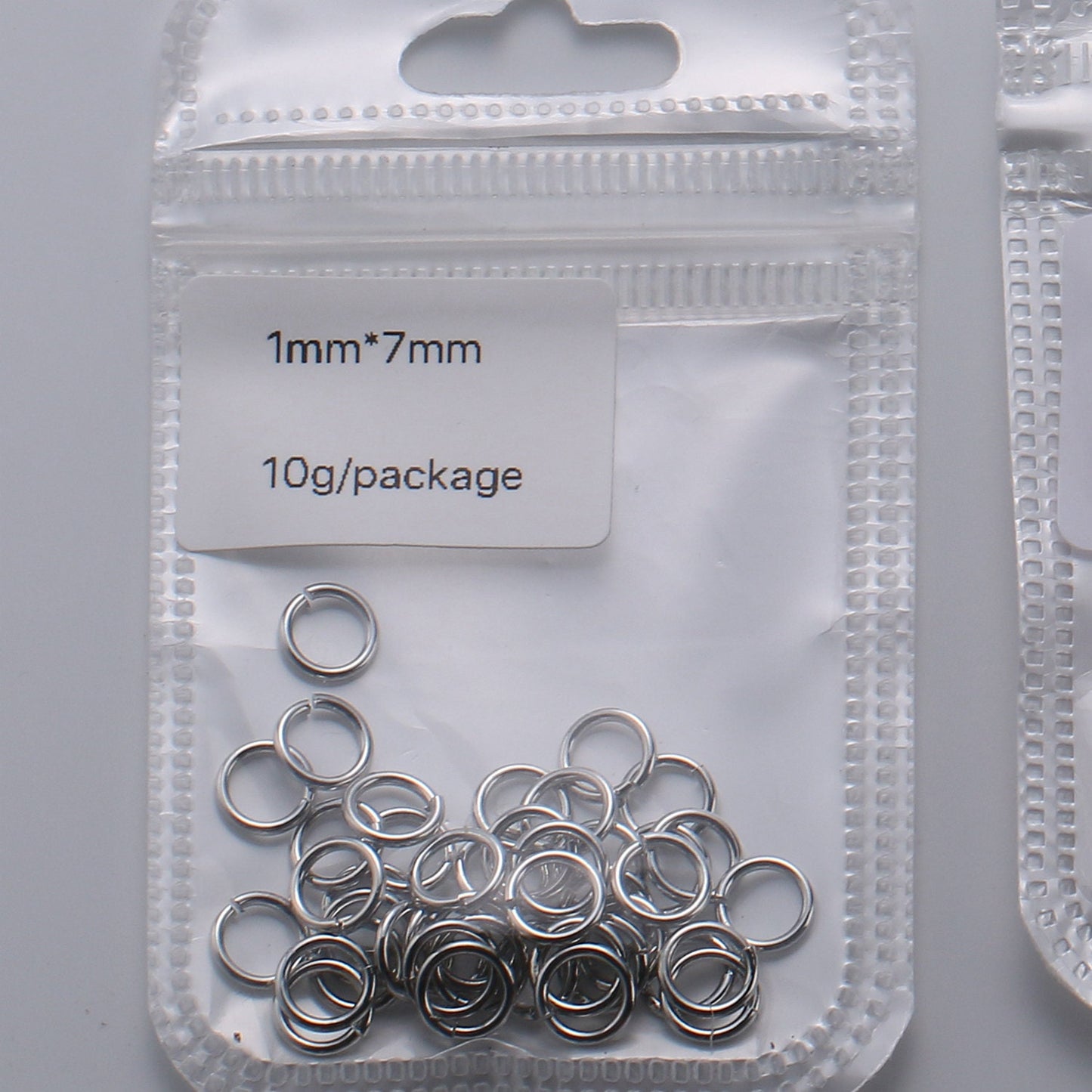 1 Pack 1mm x 7mm Gold Filled Jump Ring Connectors for Jewelry Making in Gold or Silver | O-032 - O-033