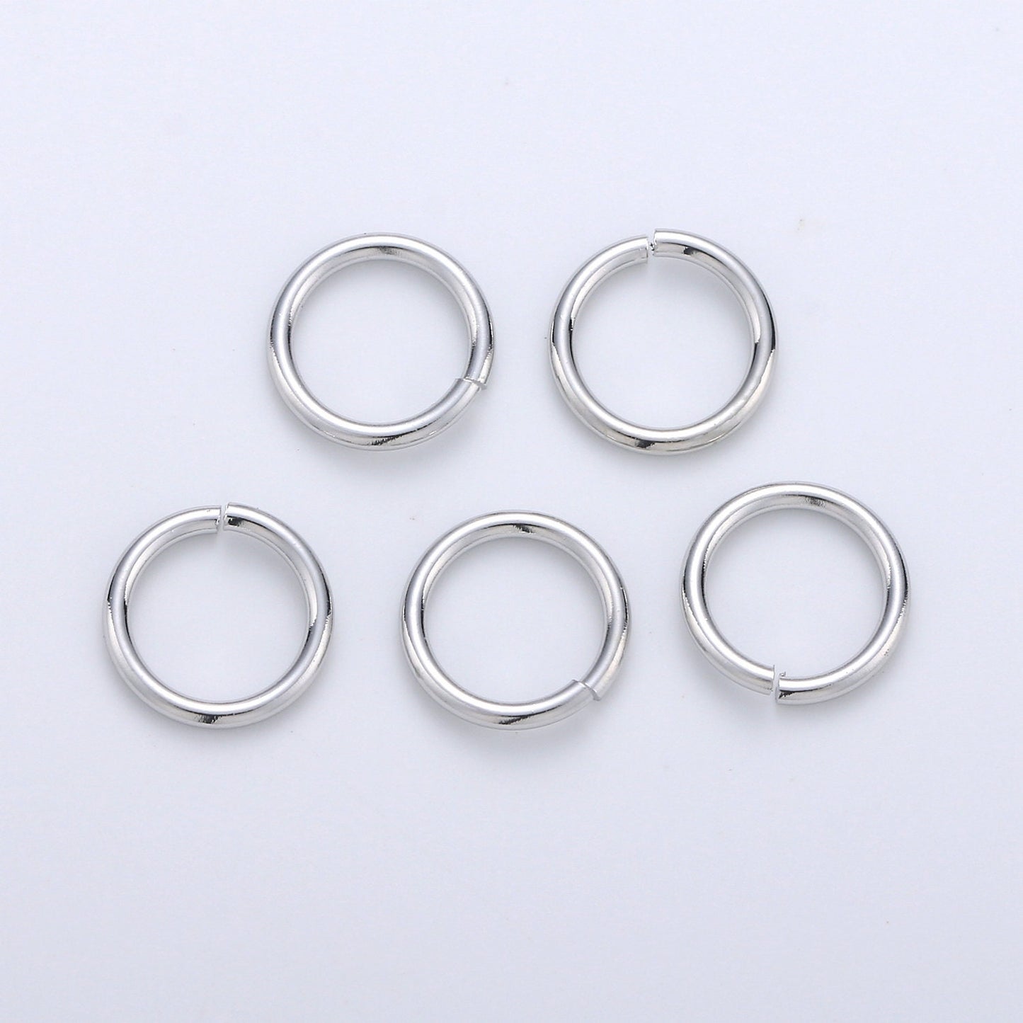 1 Pack 1mm x 8mm Gold Filled Jump Ring Connectors for Jewelry Making in Gold or Silver | O-034 - O-035