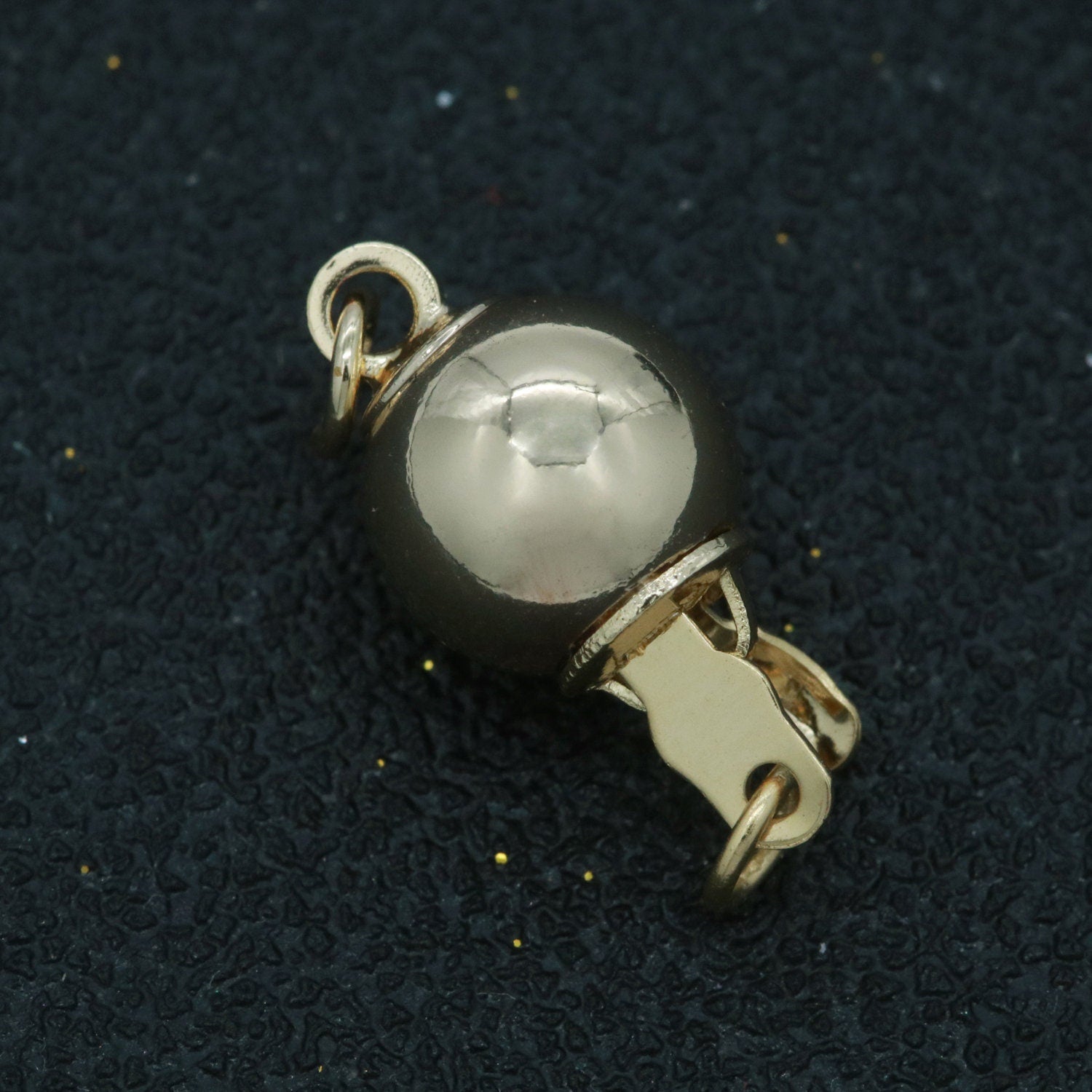 Pinch Clasp Round Ball Bead Clasp for bracelet necklace component - L-517