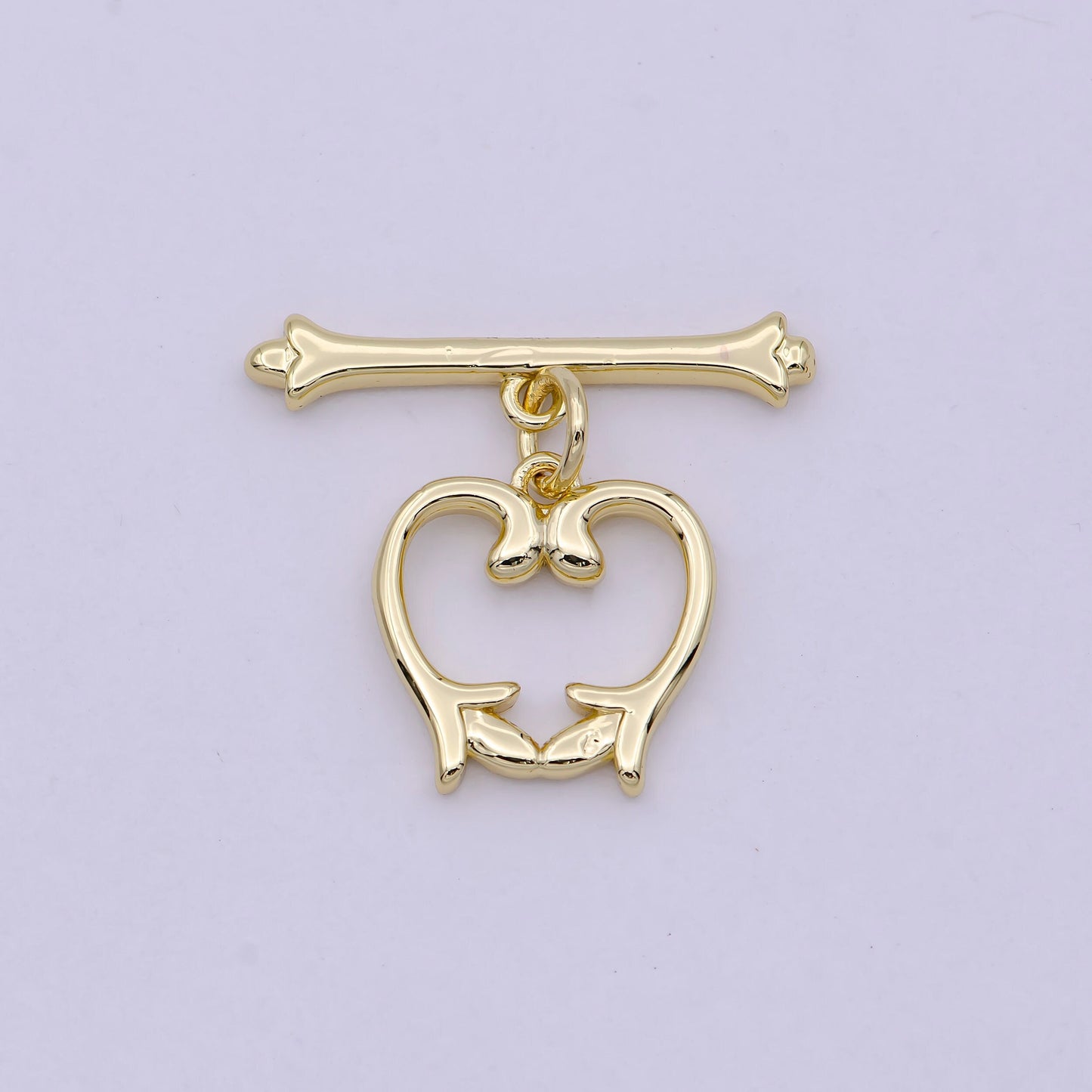 Wholesale Gold Toggle Clasp, Vintage OT Clasp Fancy Design OT Clasp Bulk Supply for Bracelet Necklace Component L-626