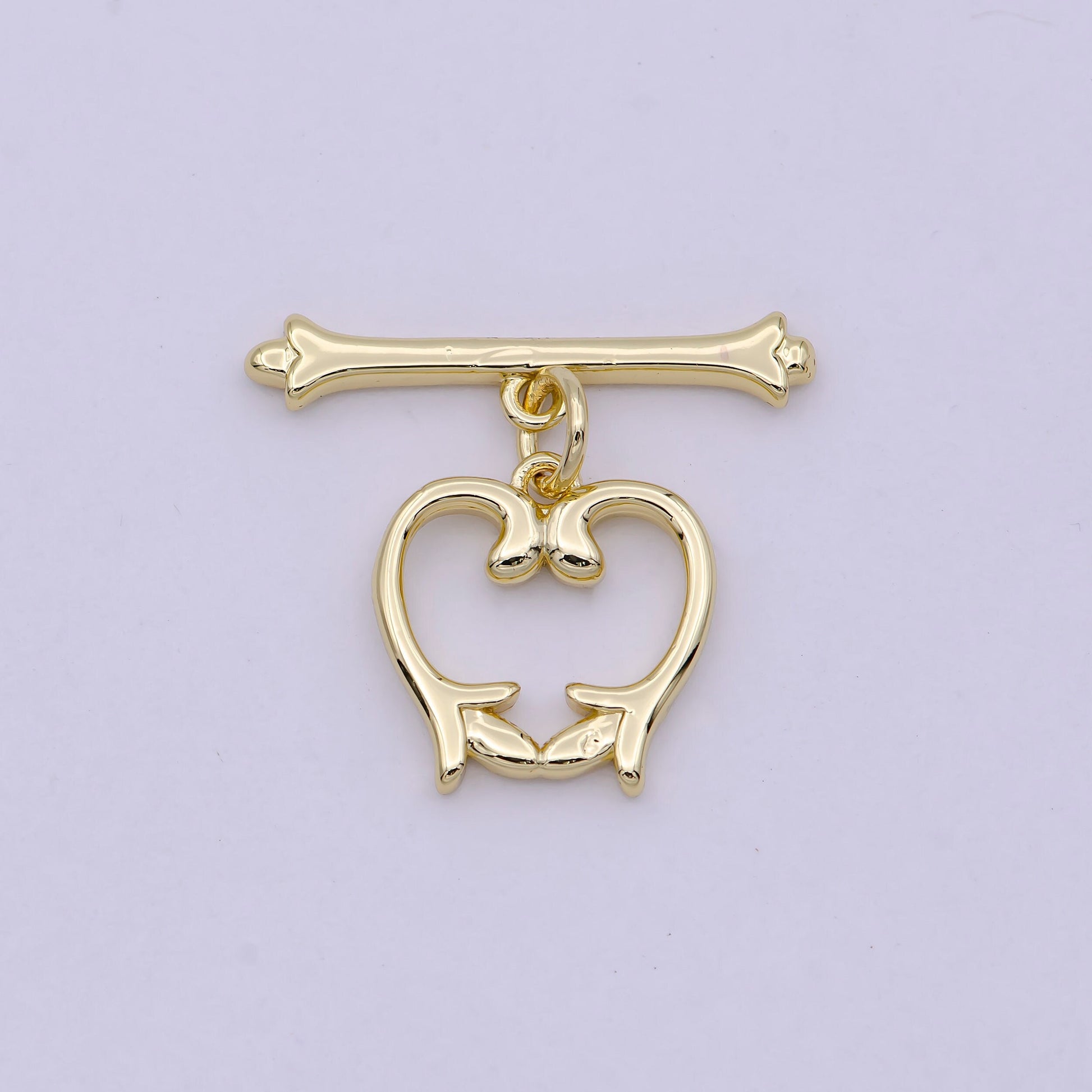 Wholesale Gold Toggle Clasp, Vintage OT Clasp Fancy Design OT Clasp Bulk Supply for Bracelet Necklace Component L-626