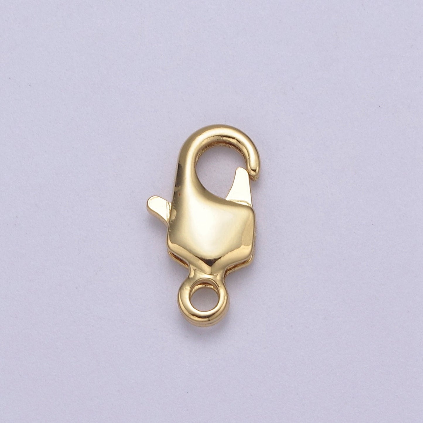 Gold Lobster Clasp 12.5mm x 7mm Jewelry Making Supplies Chain Findings L-636