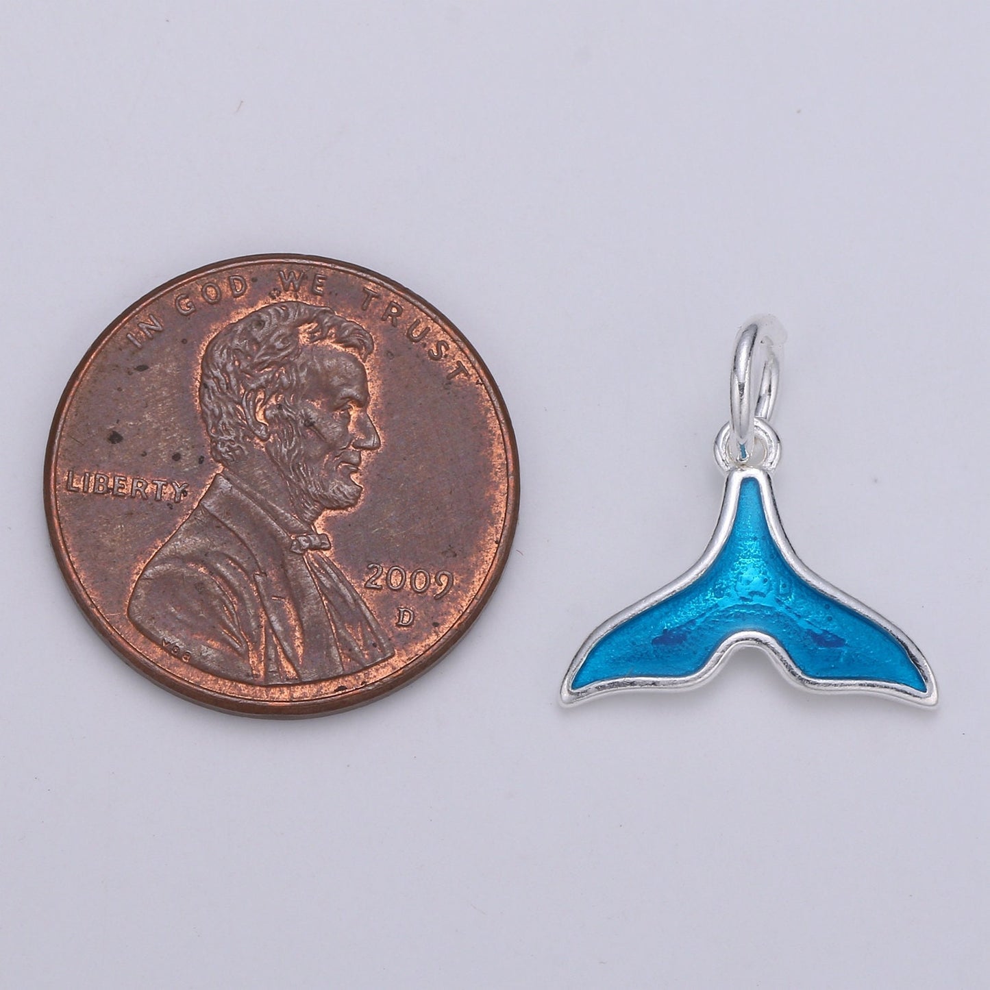 Mini Whale Tail s925 Sterling Silver Jewelry findings Mermaid Pendant Under the Sea Jewelry Inspired for Bracelet Earring Necklace Component