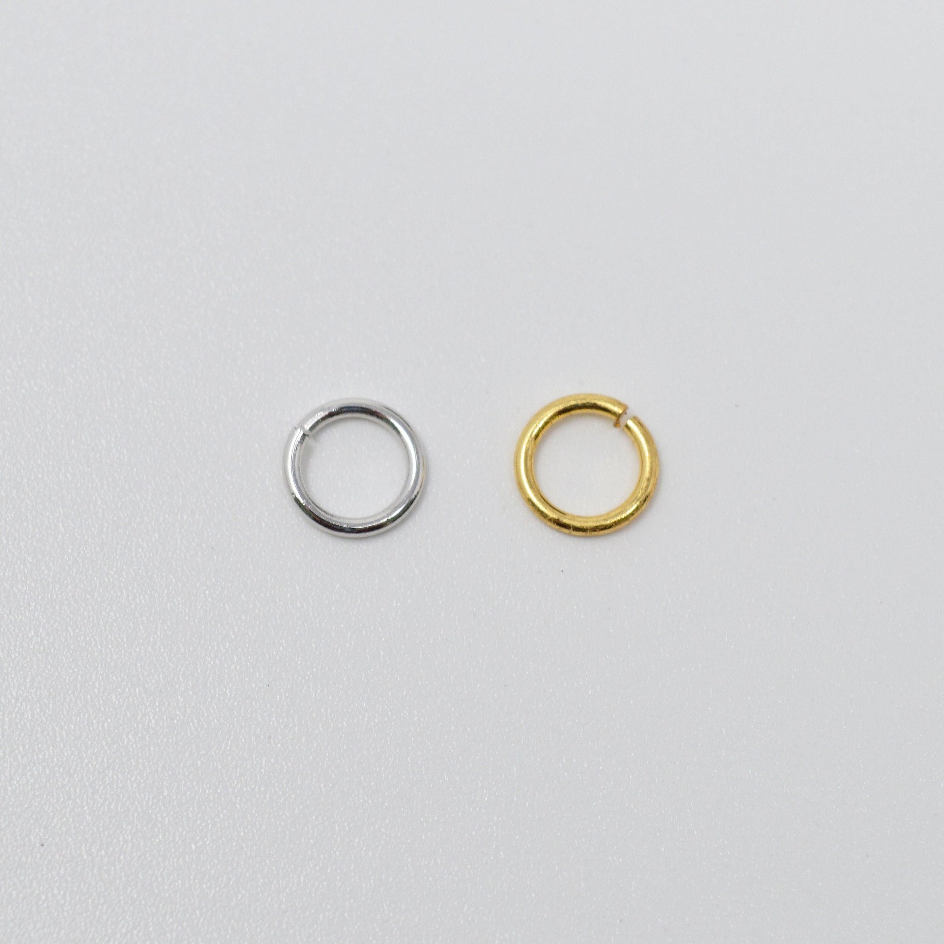 Satin Gold 0.8mmx6.2mm(20 gauge)10 gr Jump Ring,Gold Connector Silver Open Jump Rings jewelry making supplies SUPP-1096,1097