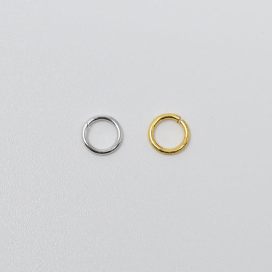Satin Gold 0.8mmx6.2mm(20 gauge)10 gr Jump Ring,Gold Connector Silver Open Jump Rings jewelry making supplies SUPP-1096,1097