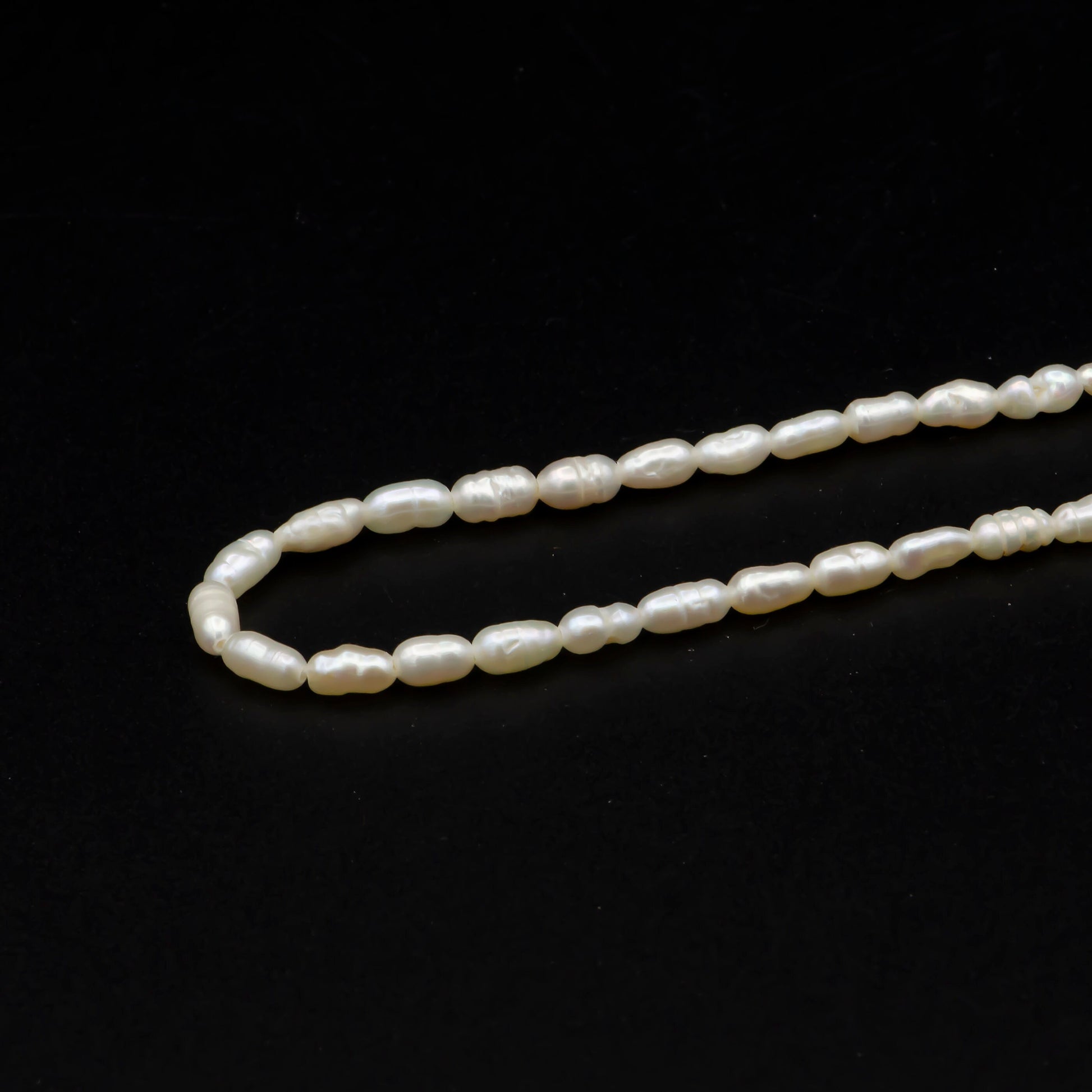 NEW Seed Pearl AA High quality Rice Pearl Freshwater Pearl white 2.8 - 3mm - WA-568
