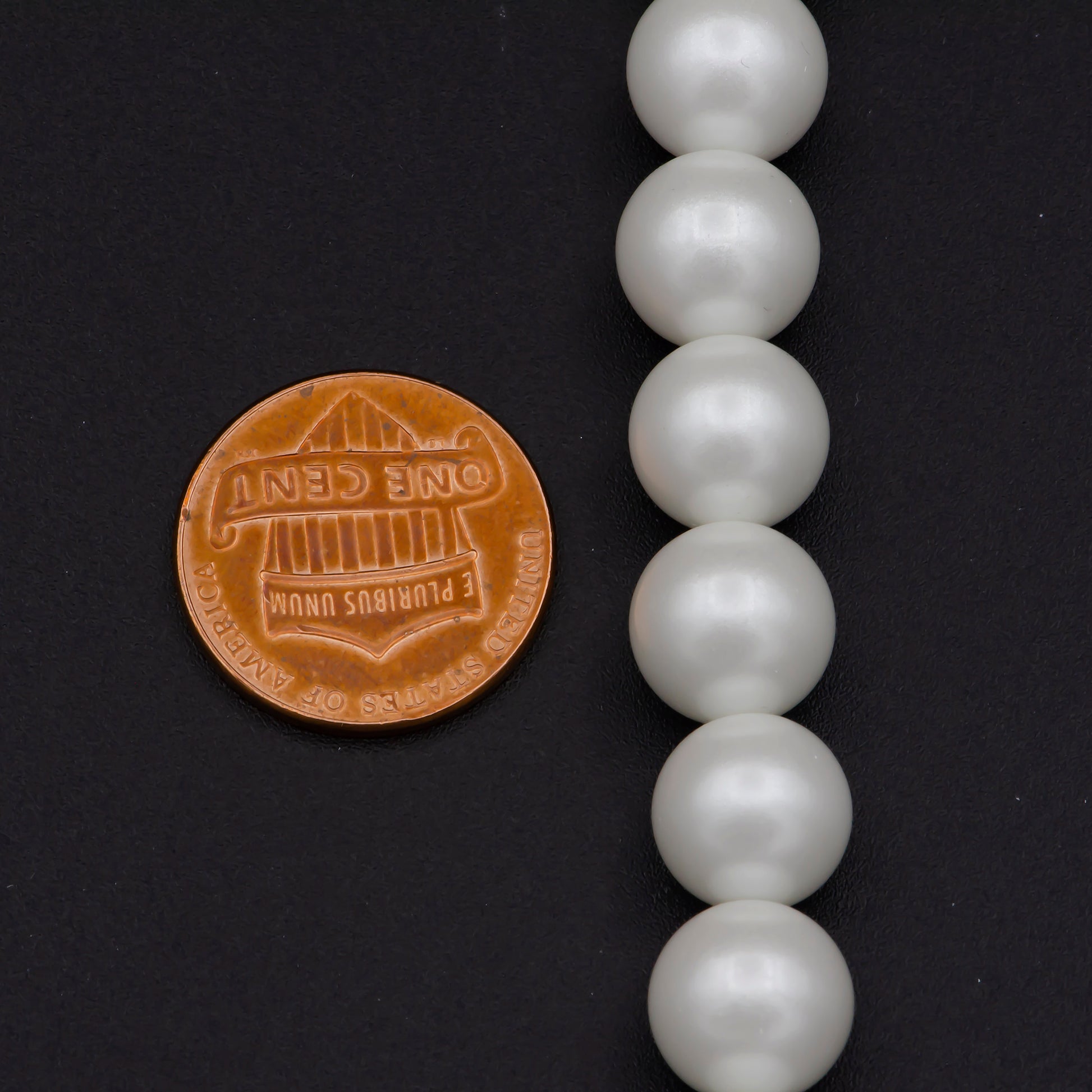 WHOLESALE 9-10mm AAA Natural White Semi Round Freshwater Pearls Genuine High Luster Smooth And Round White Freshwater Pearl Beads WA-576