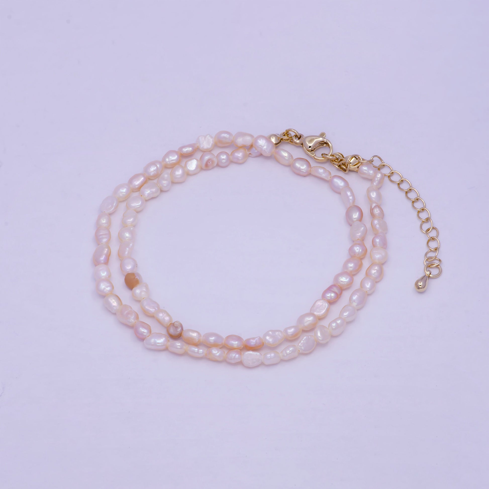 Freshwater Pearl Necklace, Genuine Pearl Necklace, Dainty Pearl Necklace, Pearl Beaded Necklace, Gold Pearl Necklace, Baroque Pearl Necklace