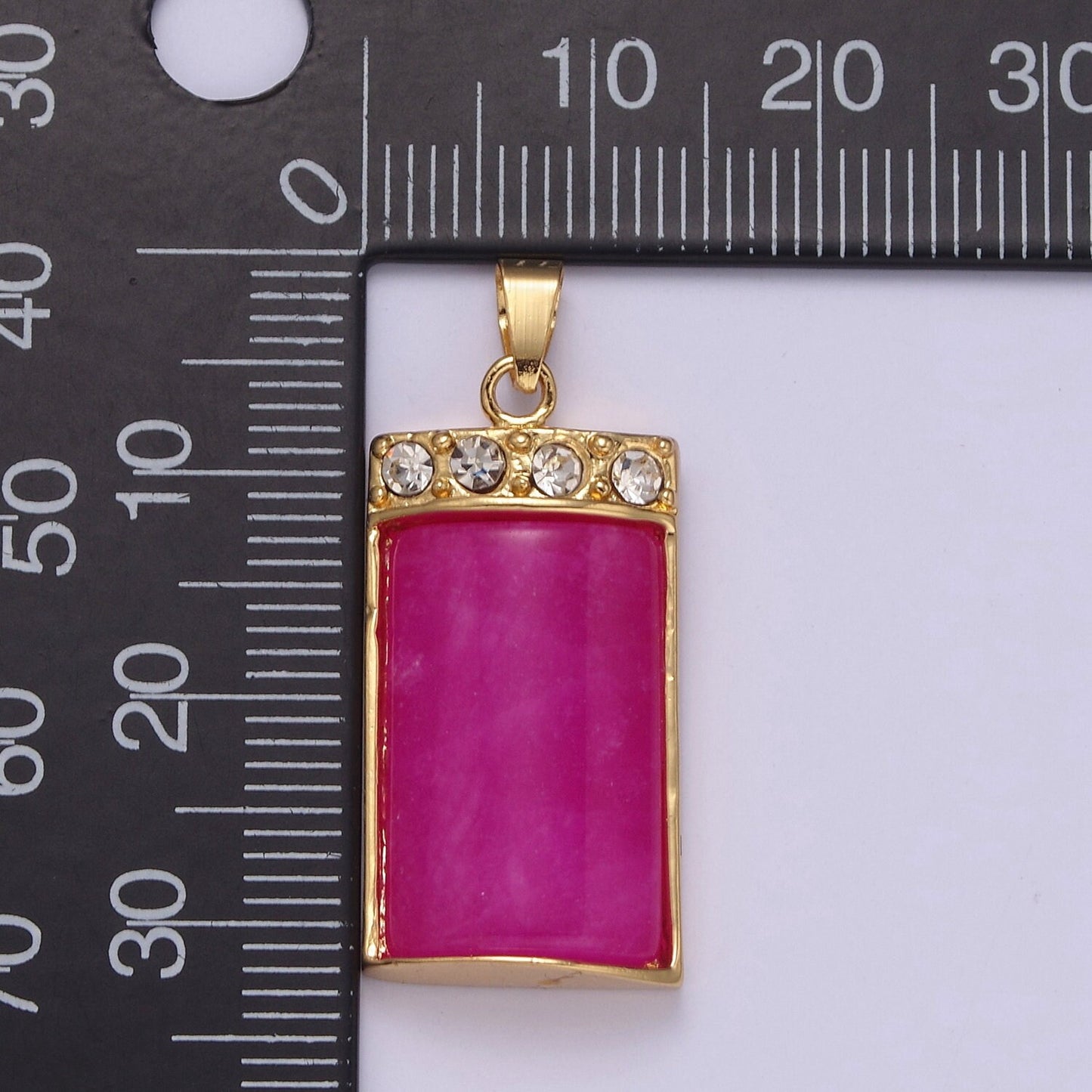 Purple Jade Pendant Vintage Design Drop Charm for Necklace W-632