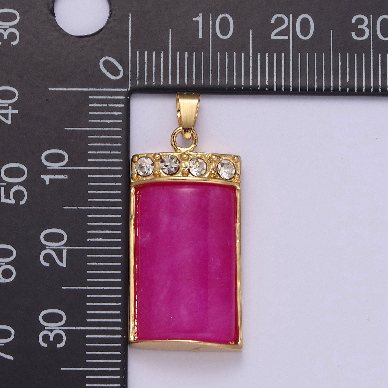 Purple Jade Pendant Vintage Design Drop Charm for Necklace W-632