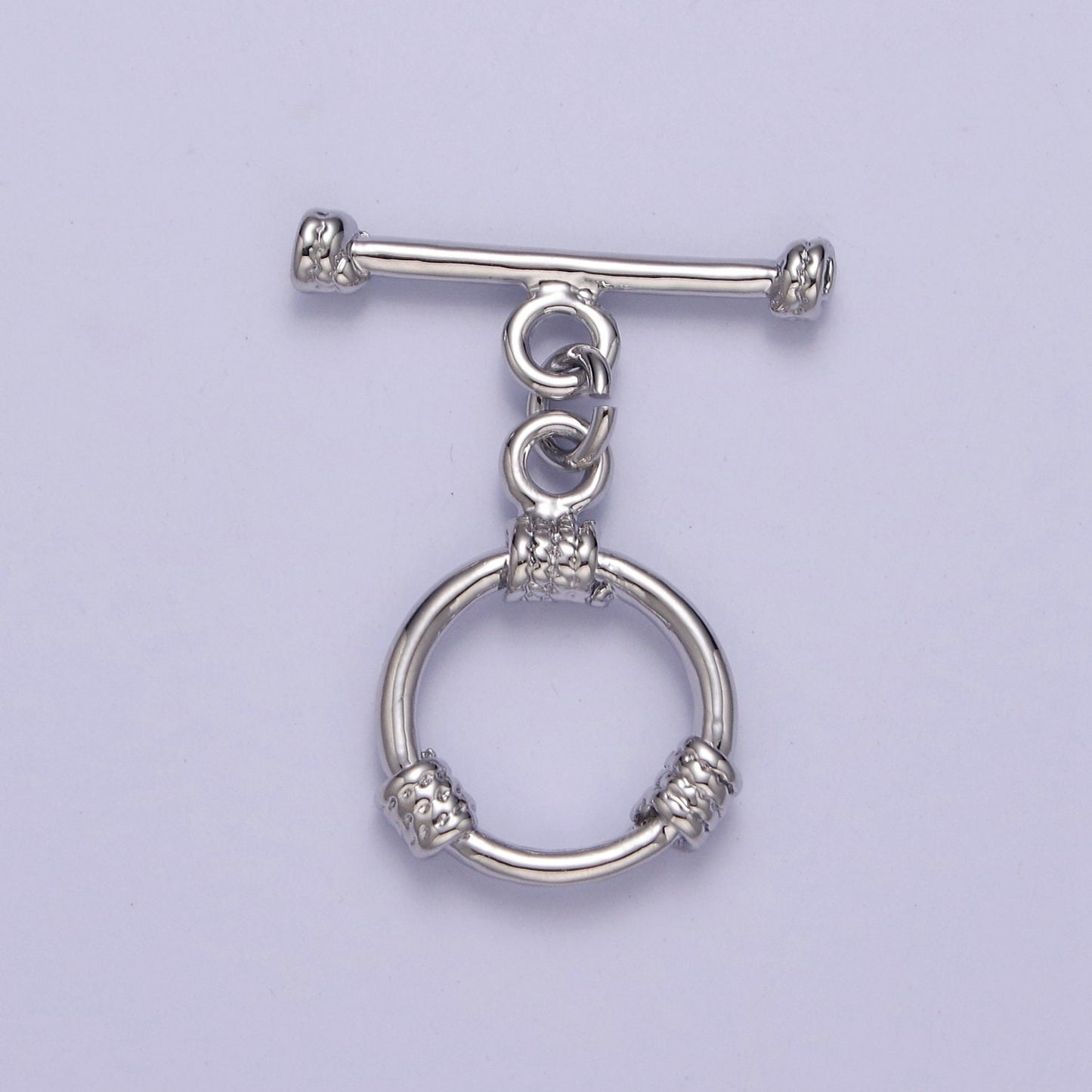 24k Gold Filled Round Toggle Clasp, Jewelry Clasp OT Clasp Findings L-693