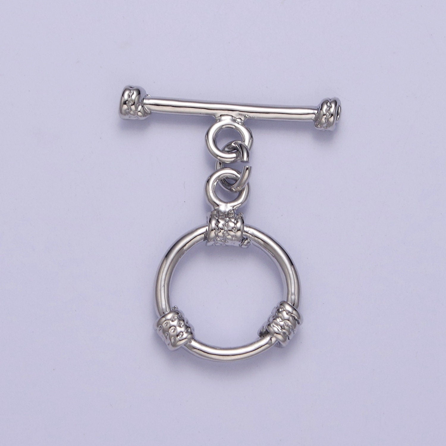 24k Gold Filled Round Toggle Clasp, Jewelry Clasp OT Clasp Findings L-693