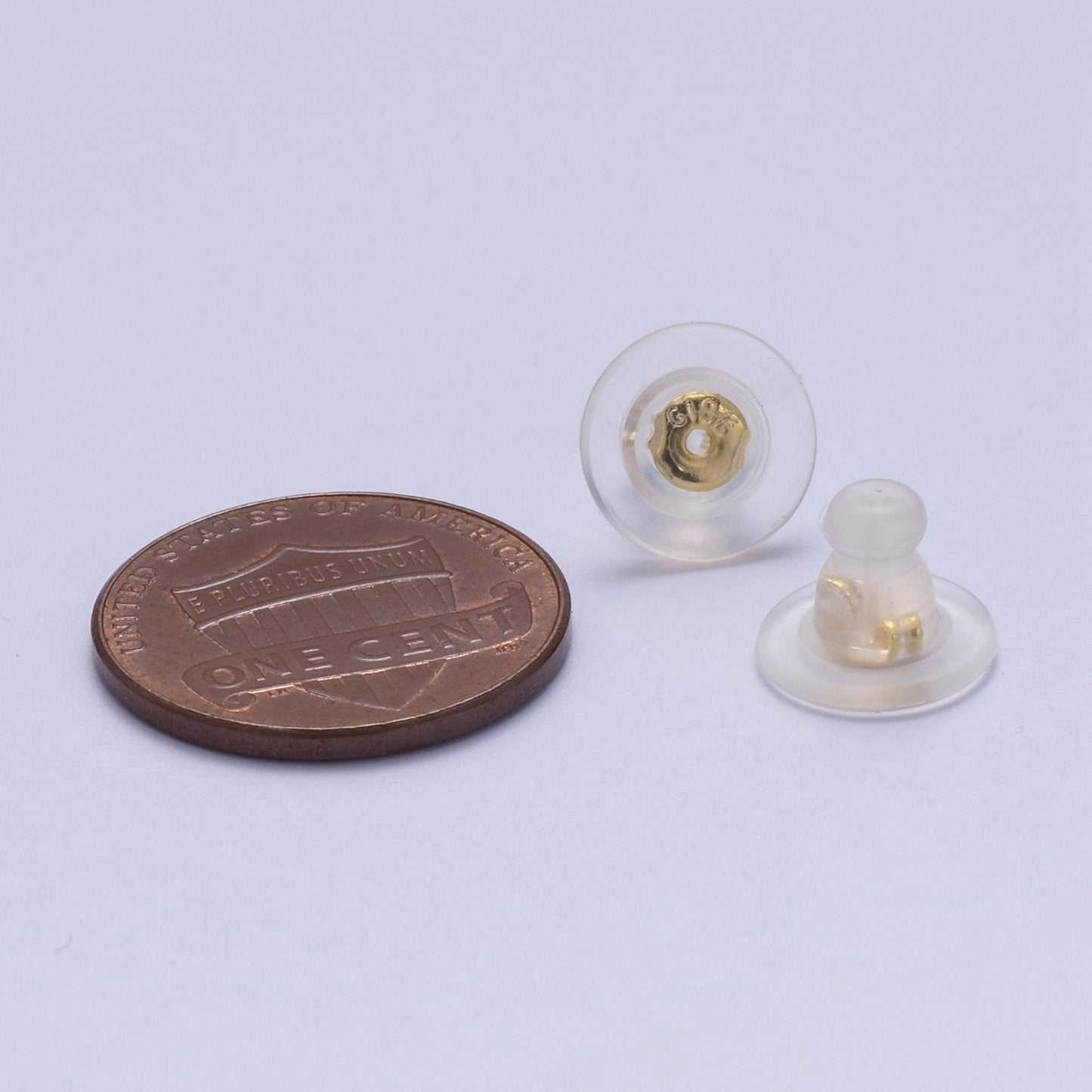 Wholesale Silicone Clutch Earring Backs for Studs with Pad Rubber Earring Stoppers Pierced Safety Backs 10 Pairs k-231