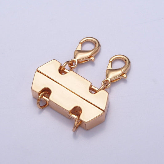 Gold Layered Necklace Clasp Detangler Necklace Separator for Layering – Light Weight, Tangle Free and Tarnish Free L-780 L-781
