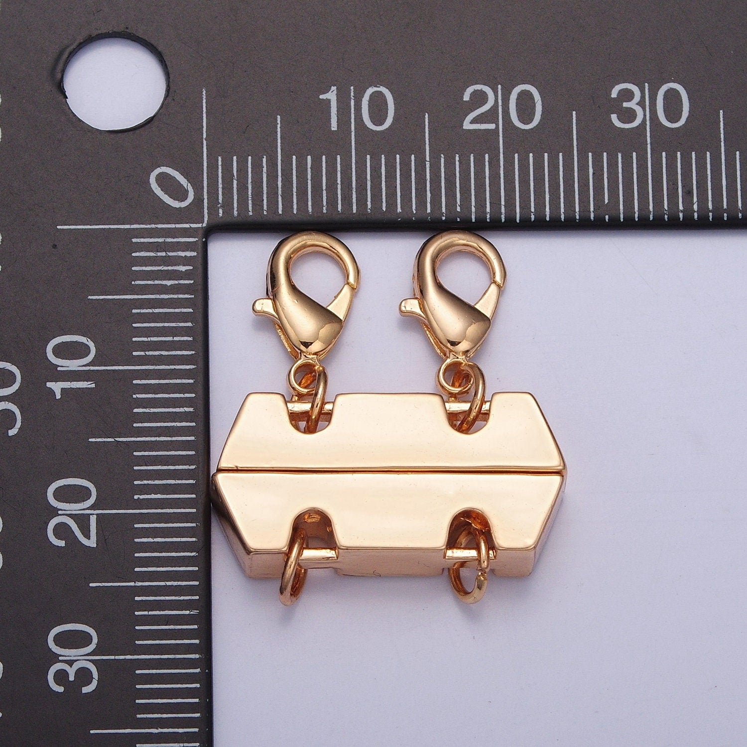 Gold Layered Necklace Clasp Detangler Necklace Separator for Layering – Light Weight, Tangle Free and Tarnish Free L-780 L-781