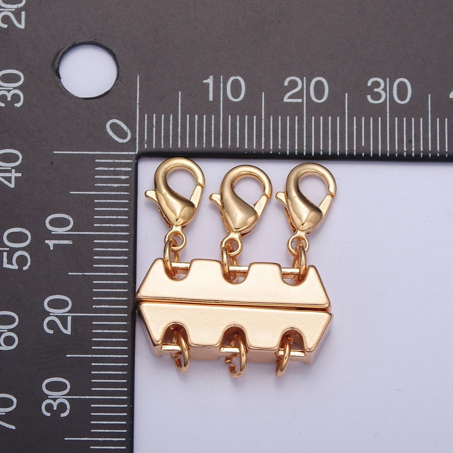 Gold Layered Necklace Clasp Detangler Necklace Separator for Layering – Light Weight, Tangle Free and Tarnish Free L-780 L-781