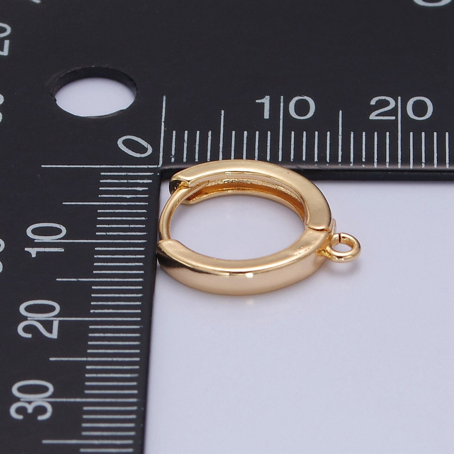 Gold Filled Earring Hoops Lever Back one touch w/ open link Lever Hoop earring Nickel free Lead Free for Earring Charm Making Findings L-675