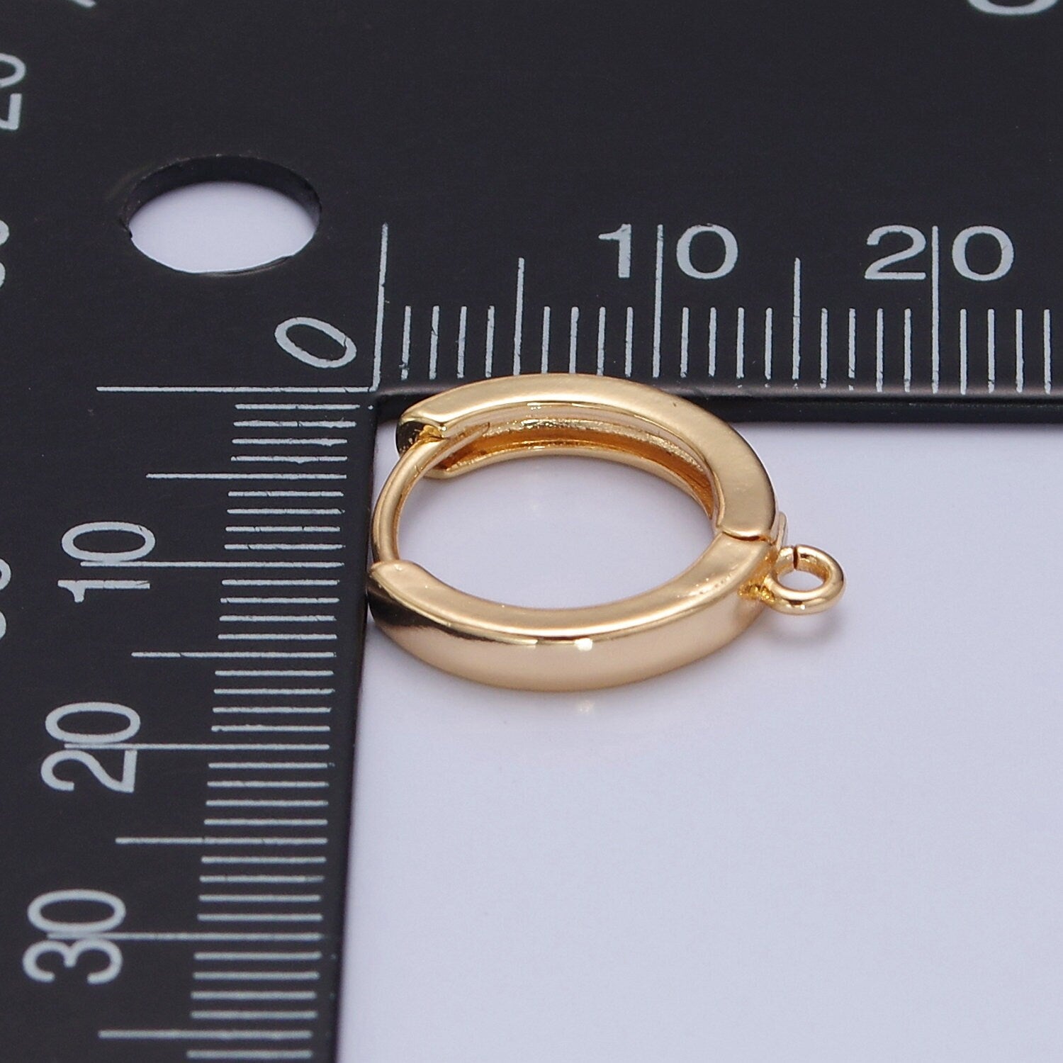 Gold Filled Earring Hoops Lever Back one touch w/ open link Lever Hoop earring Nickel free Lead Free for Earring Charm Making Findings L-675