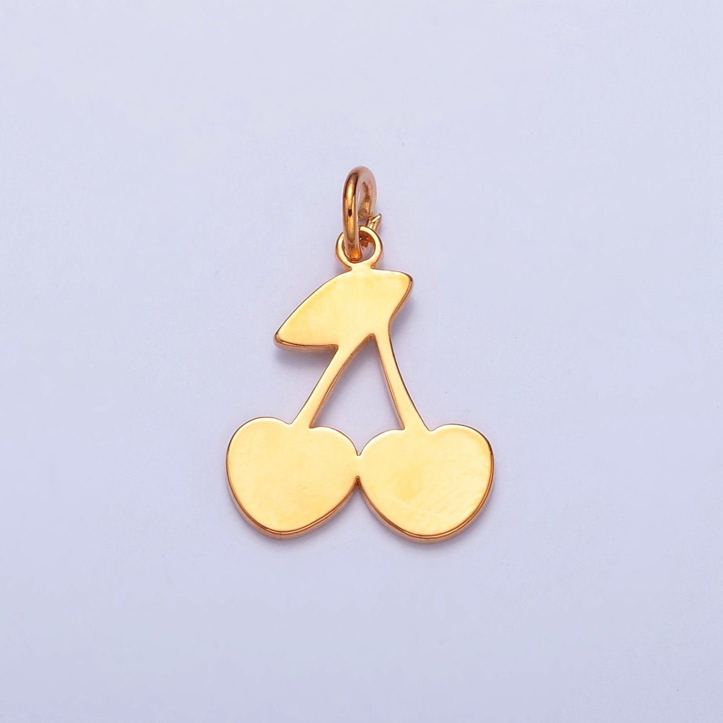 Gold Filled Minimalist Cherry Fruit Charm For DIY Jewelry Making, W-252, W-468
