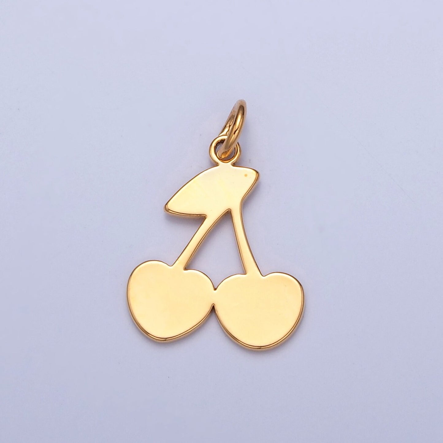 Gold Filled Minimalist Cherry Fruit Charm For DIY Jewelry Making, W-252, W-468