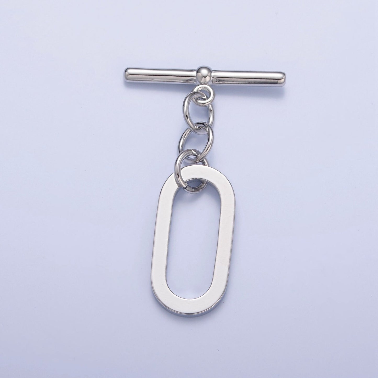 Gold Filled Long Oval Toggle Clasps, Minimalist Gold & Silver Toggle Clasps For DIY Jewelry Making, L-747