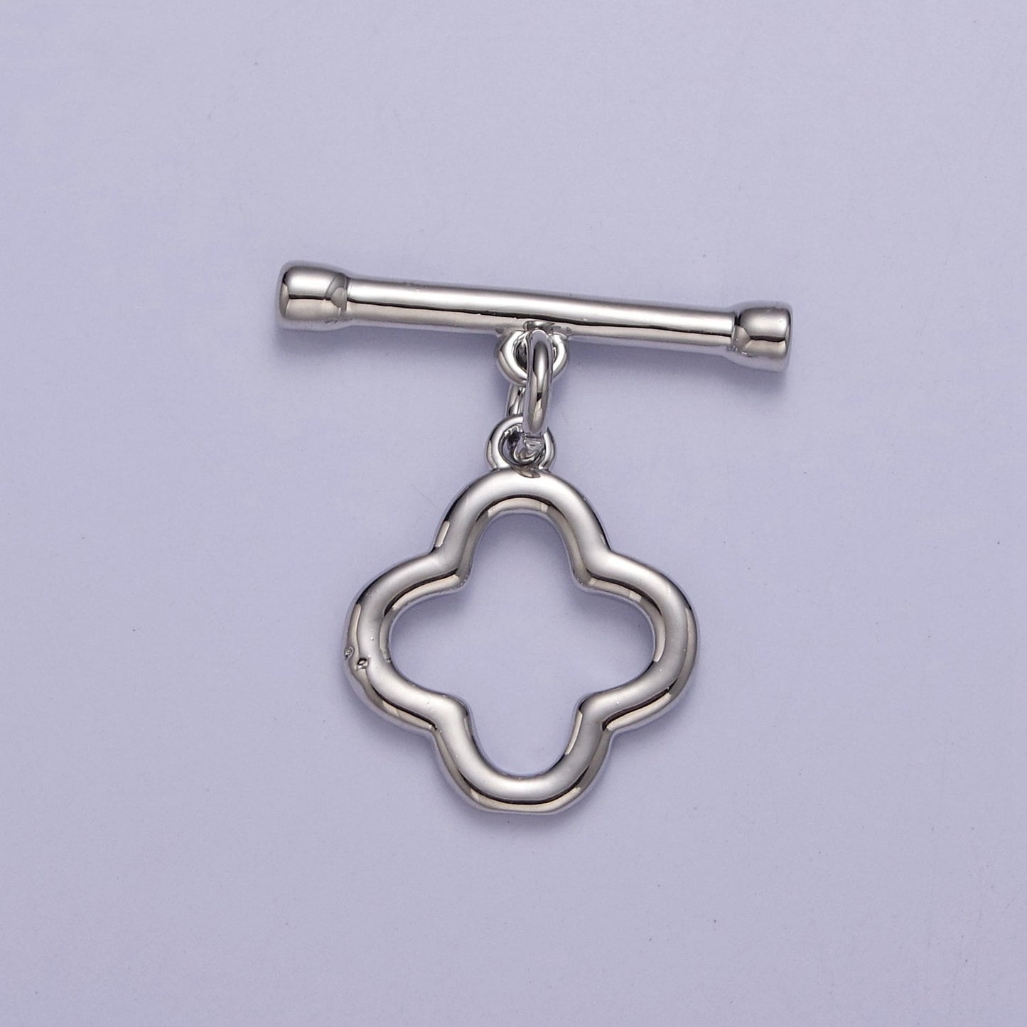 24k Gold Filled Clover OT Clasp Gold Toggle Clasp for Lucky Jewelry Making L-702