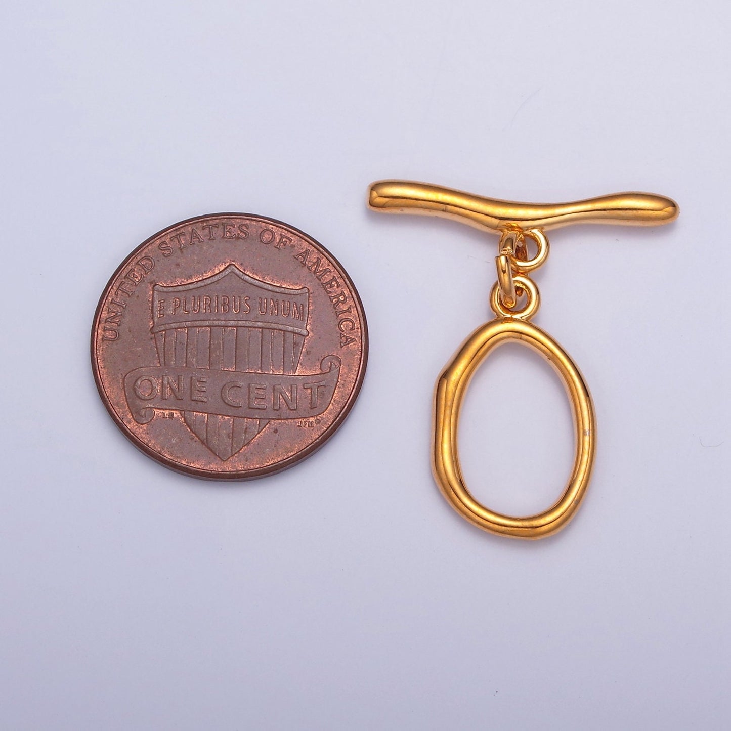 24K/14K Gold, White-Gold Filled Round Oval Toggle Clasps, Minimalist Gold & Silver Toggle Clasps For DIY Jewelry Making, L-756, L-757, L-758