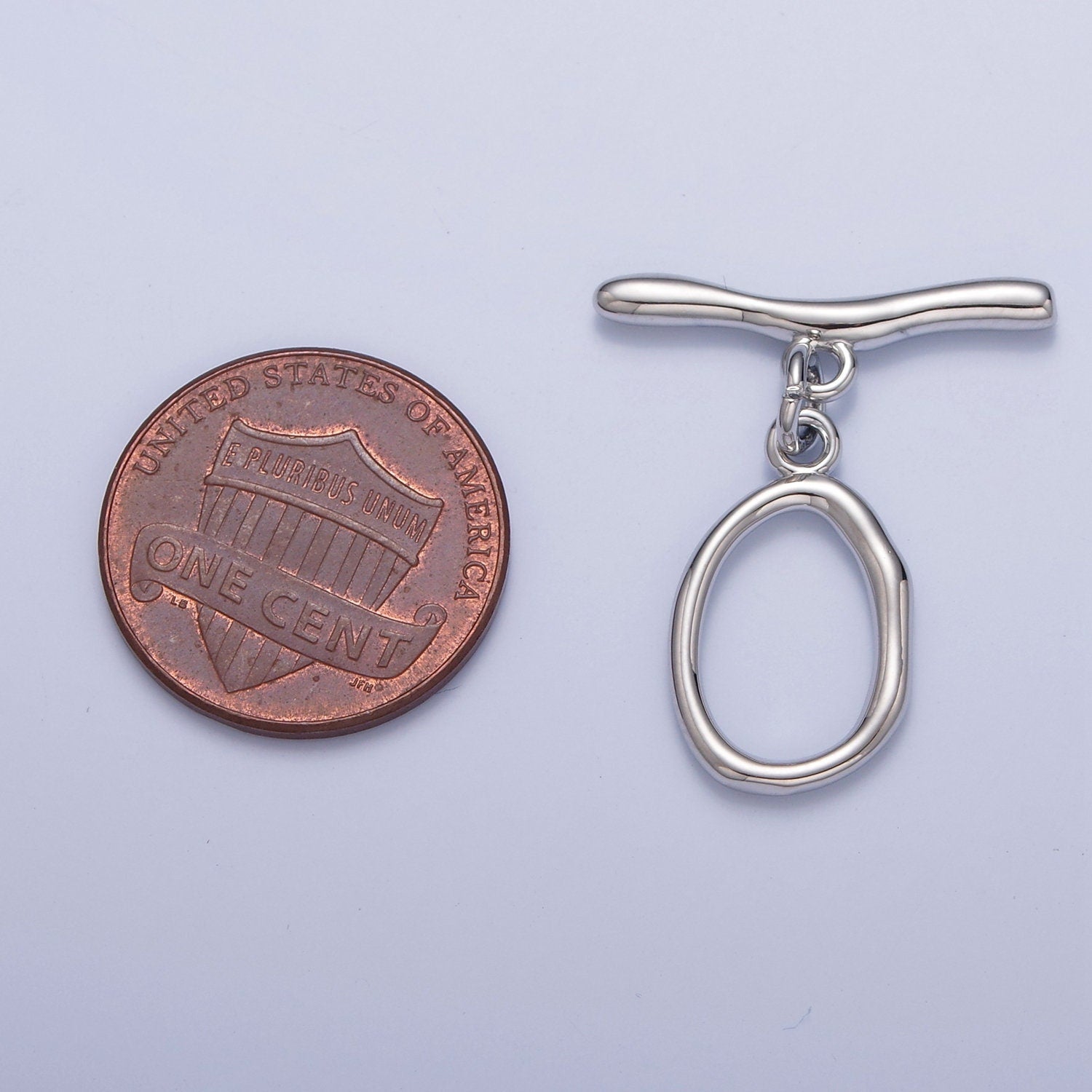 24K/14K Gold, White-Gold Filled Round Oval Toggle Clasps, Minimalist Gold & Silver Toggle Clasps For DIY Jewelry Making, L-756, L-757, L-758