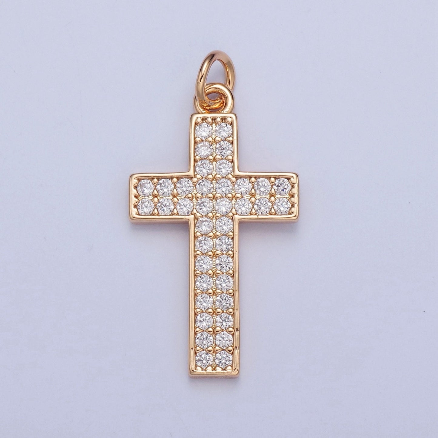 Cross Charm 16K Gold Filled Religious Pendant | X-018