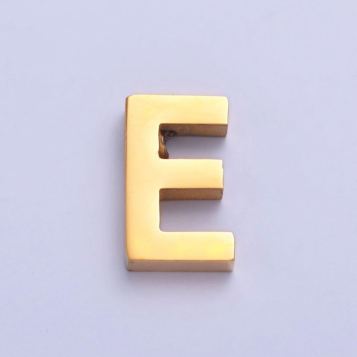 24K Gold Filled Stainless Steel Minimalist Initial Letters Pendant Wholesale Jewelry Supply Personalized Alphabet Charm | A1669-A1681