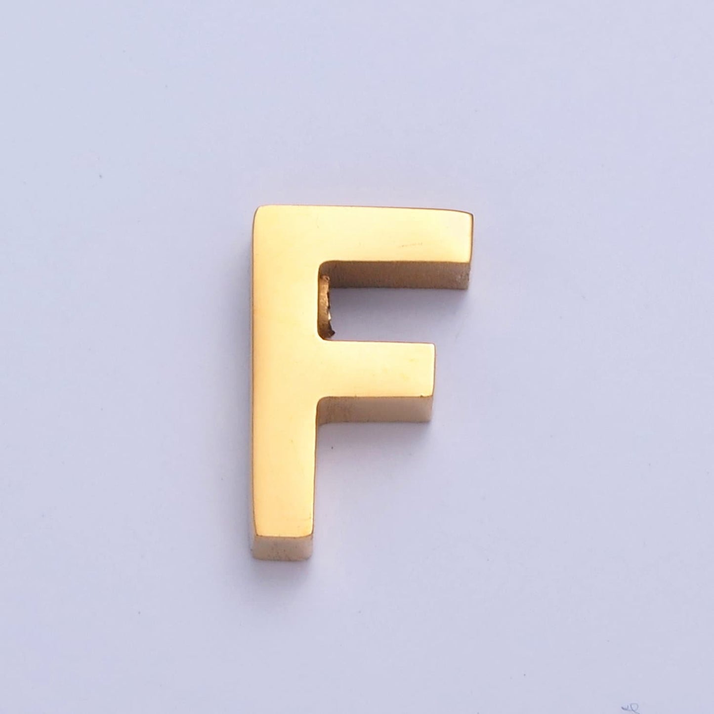 24K Gold Filled Stainless Steel Minimalist Initial Letters Pendant Wholesale Jewelry Supply Personalized Alphabet Charm | A1669-A1681