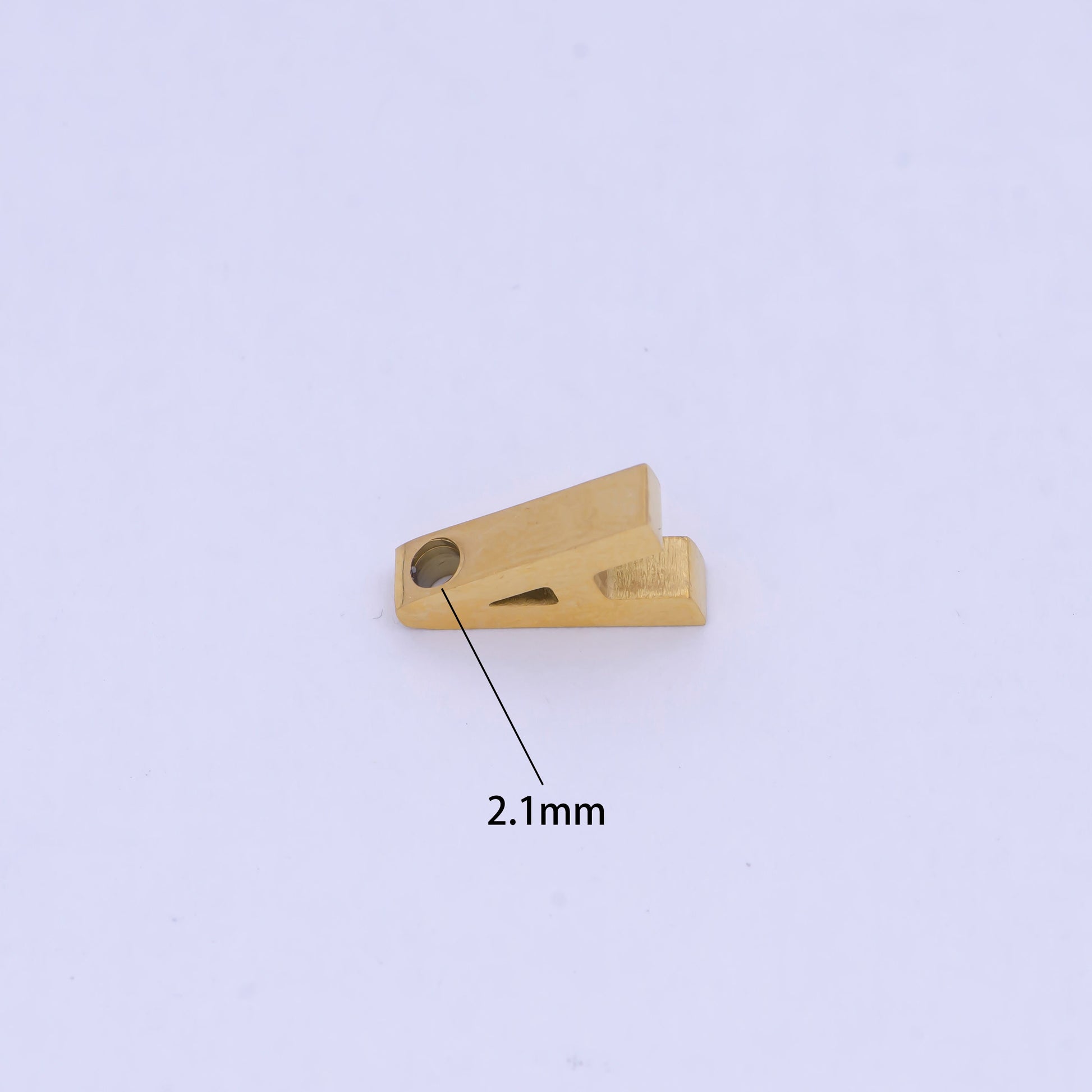 24K Gold Filled Stainless Steel Minimalist Initial Letters Pendant Wholesale Jewelry Supply Personalized Alphabet Charm | A1669-A1681