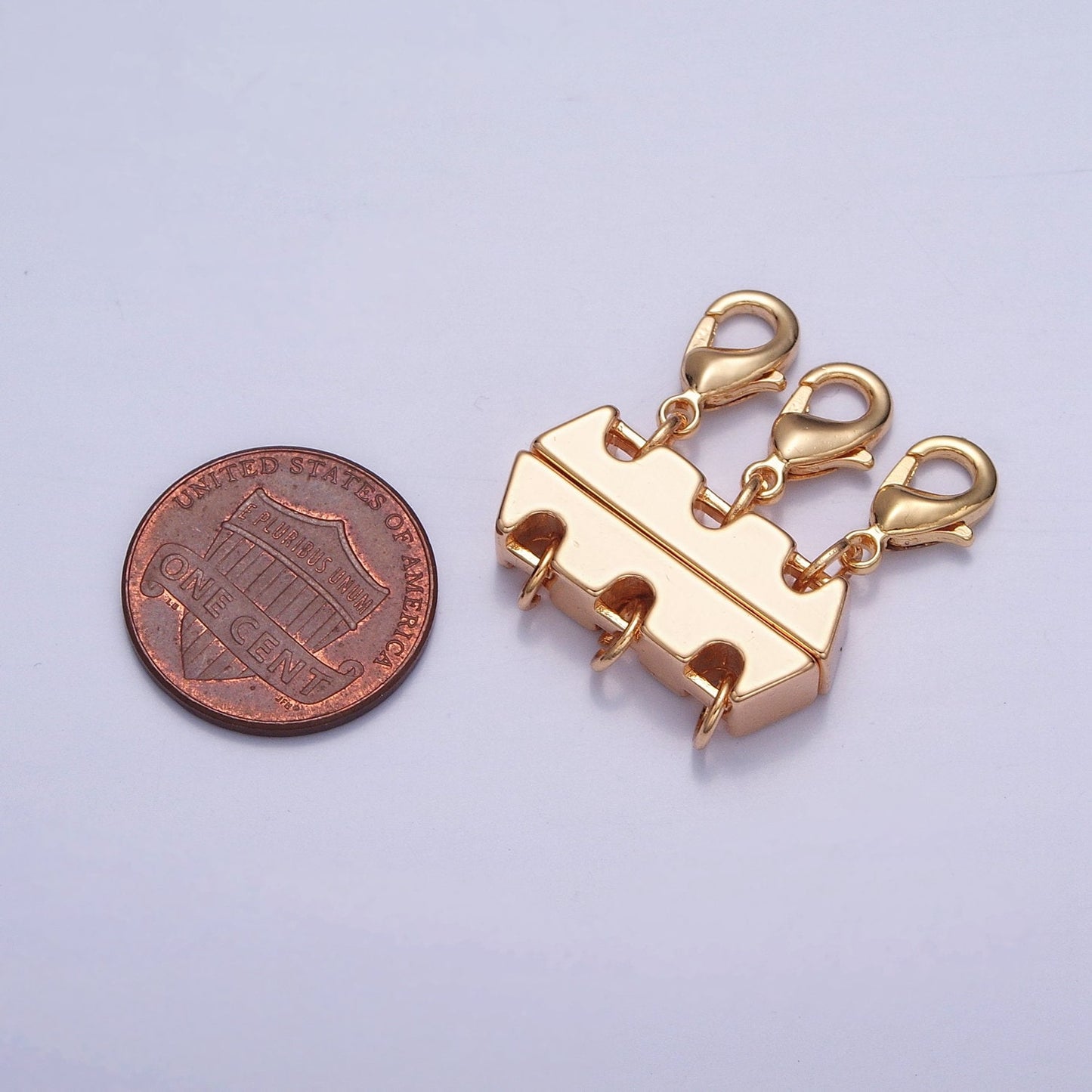 Gold Layered Necklace Clasp Detangler Necklace Separator for Layering – Light Weight, Tangle Free and Tarnish Free L-780 L-781